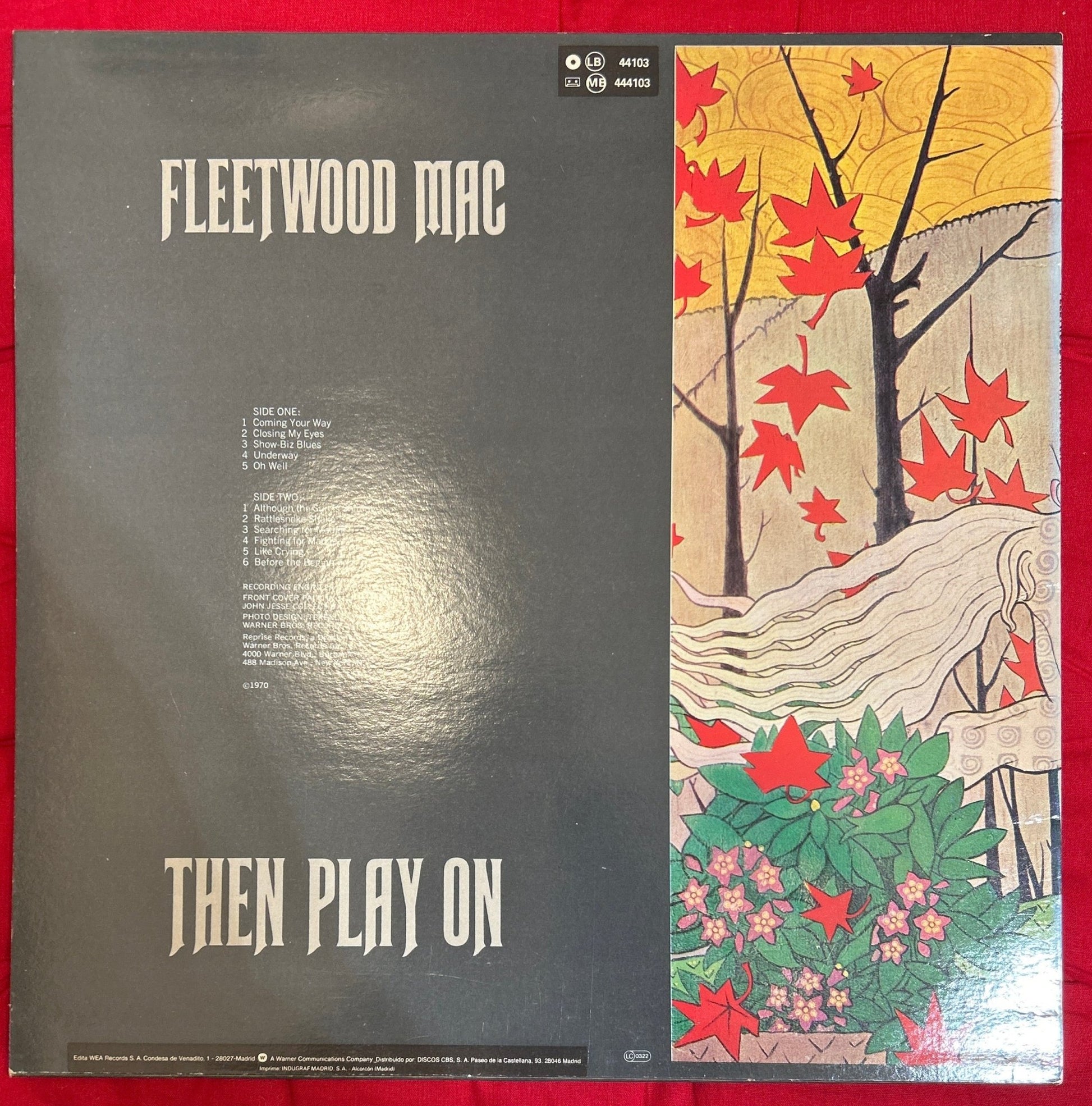 LP Fleetwood Mac ‎– Then Play On 2ª mano - DISCOS NAKASHA