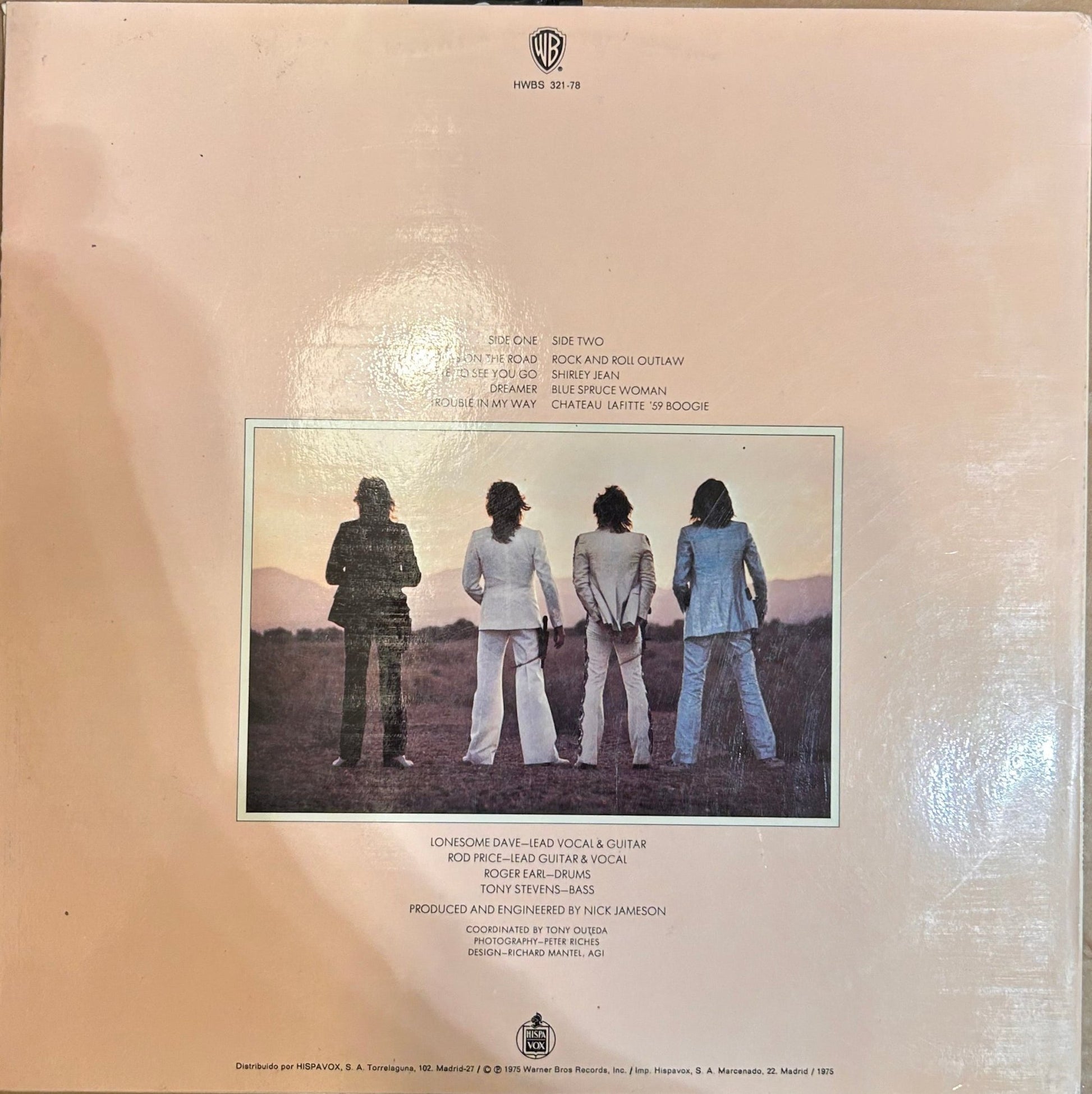 LP Foghat ‎– Rock And Roll Outlaws 2ª mano - DISCOS NAKASHA
