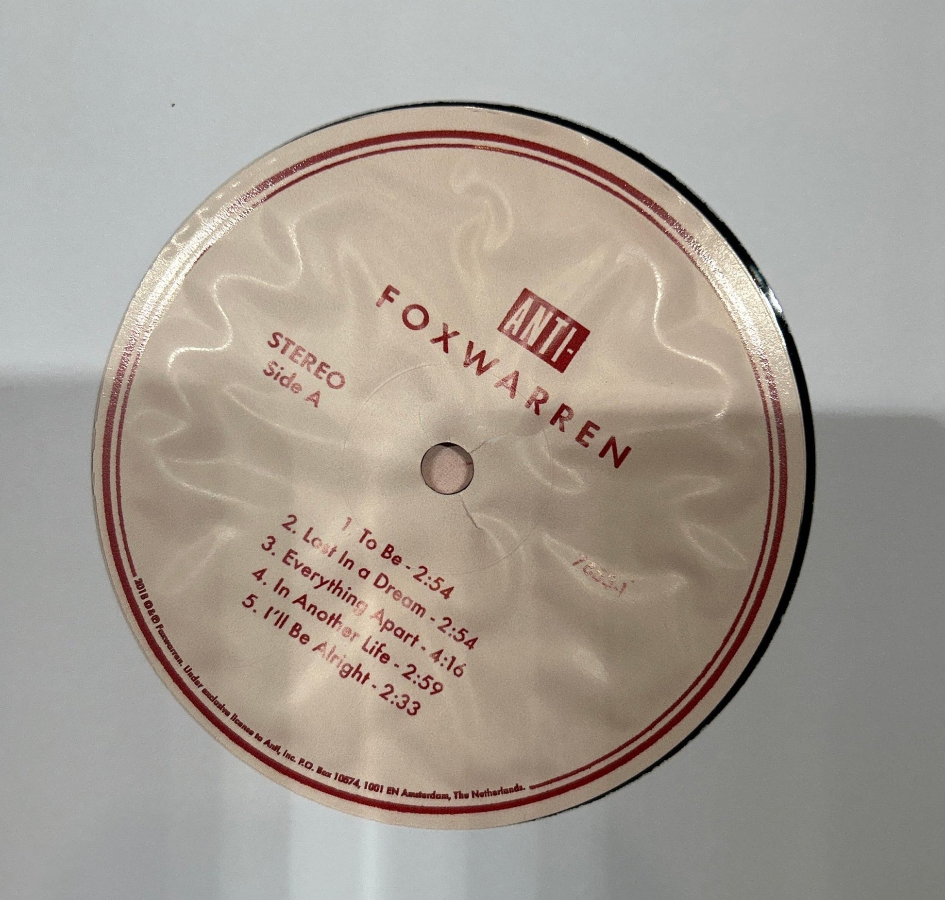 LP Foxwarren Foxwarren 2 Mano DISCOS NAKASHA lp-foxwarren-foxwarren-2-mano-discos-nakasha