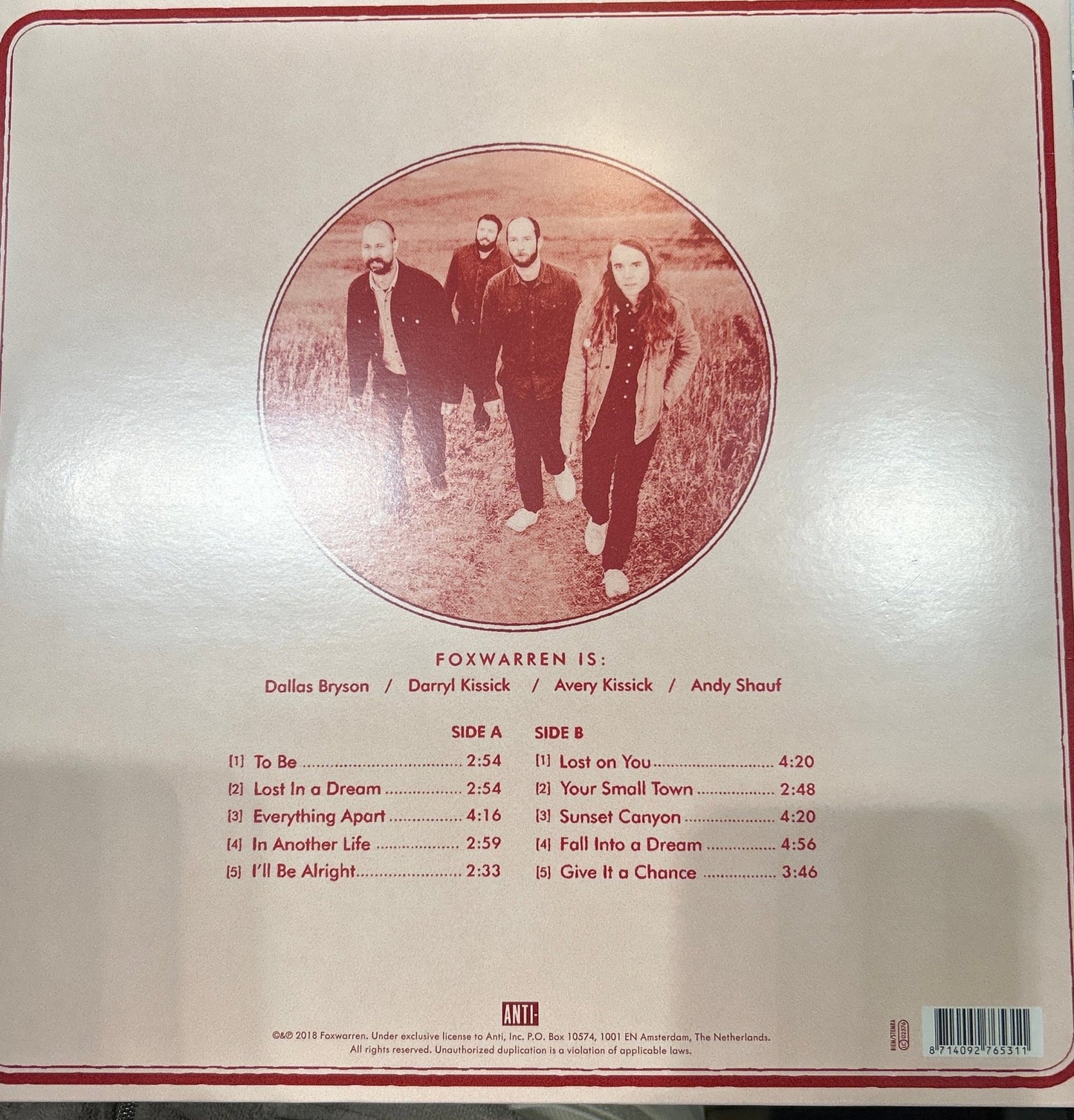 LP Foxwarren ‎– Foxwarren 2ª mano - DISCOS NAKASHA