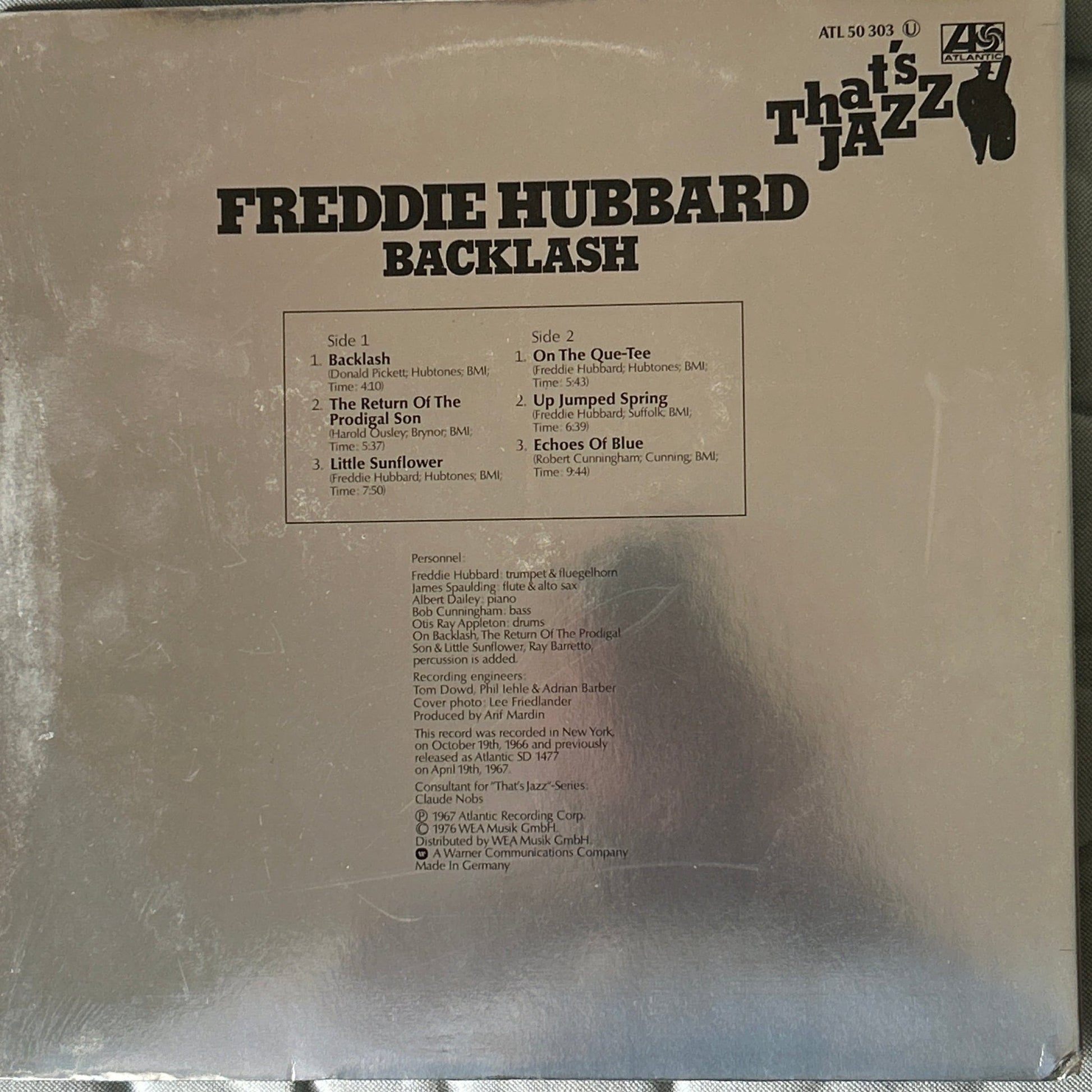 LP Freddie Hubbard ‎– Backlash 2ª Mano - DISCOS NAKASHA