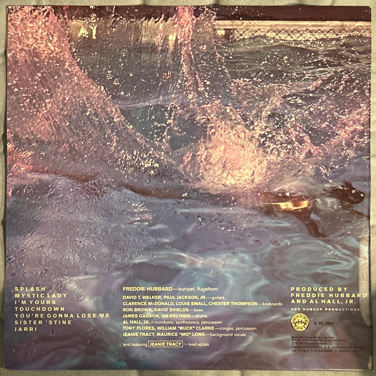 LP Freddie Hubbard ‎– Splash 2ª Mano - DISCOS NAKASHA