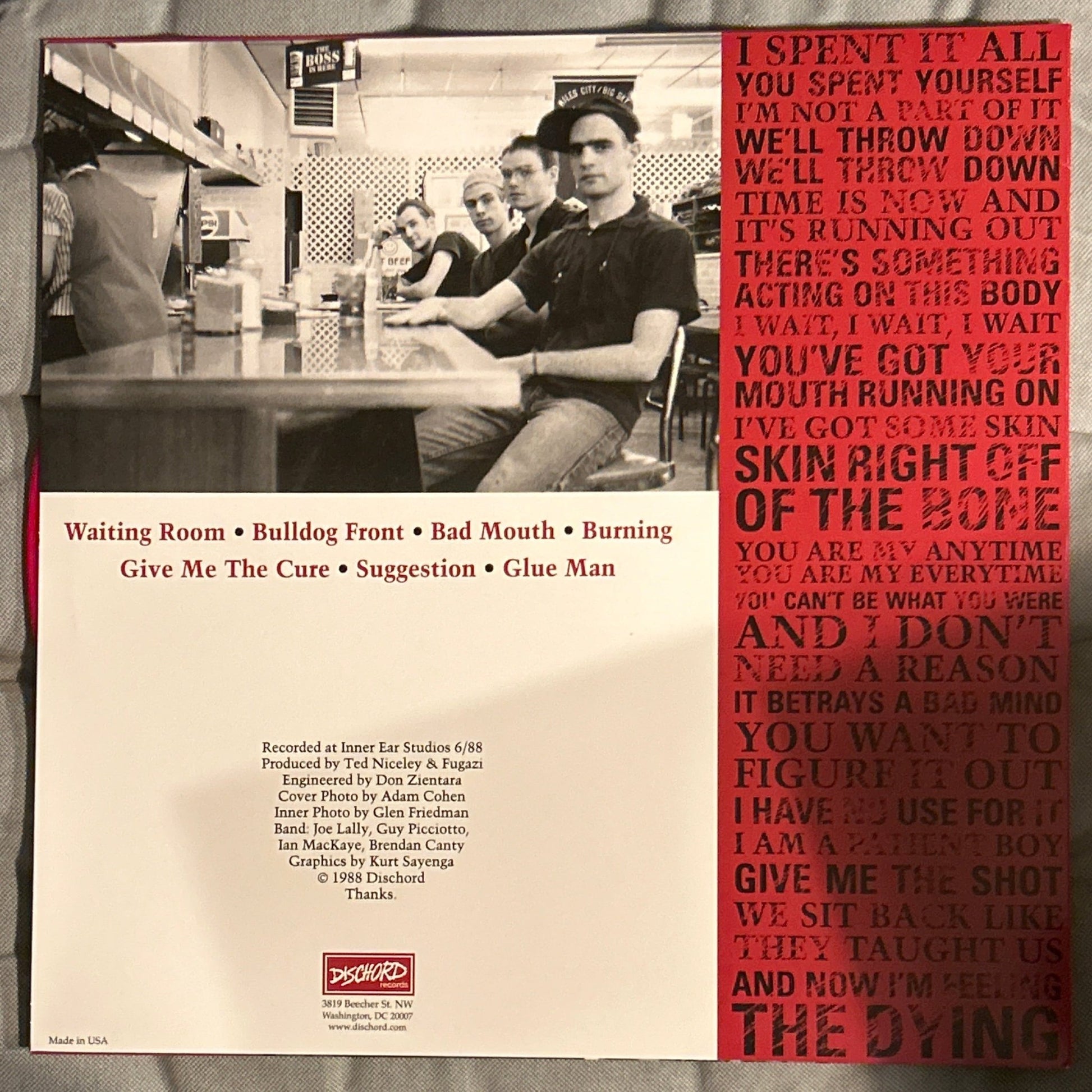 LP Fugazi ‎– Fugazi 2ª Mano - DISCOS NAKASHA