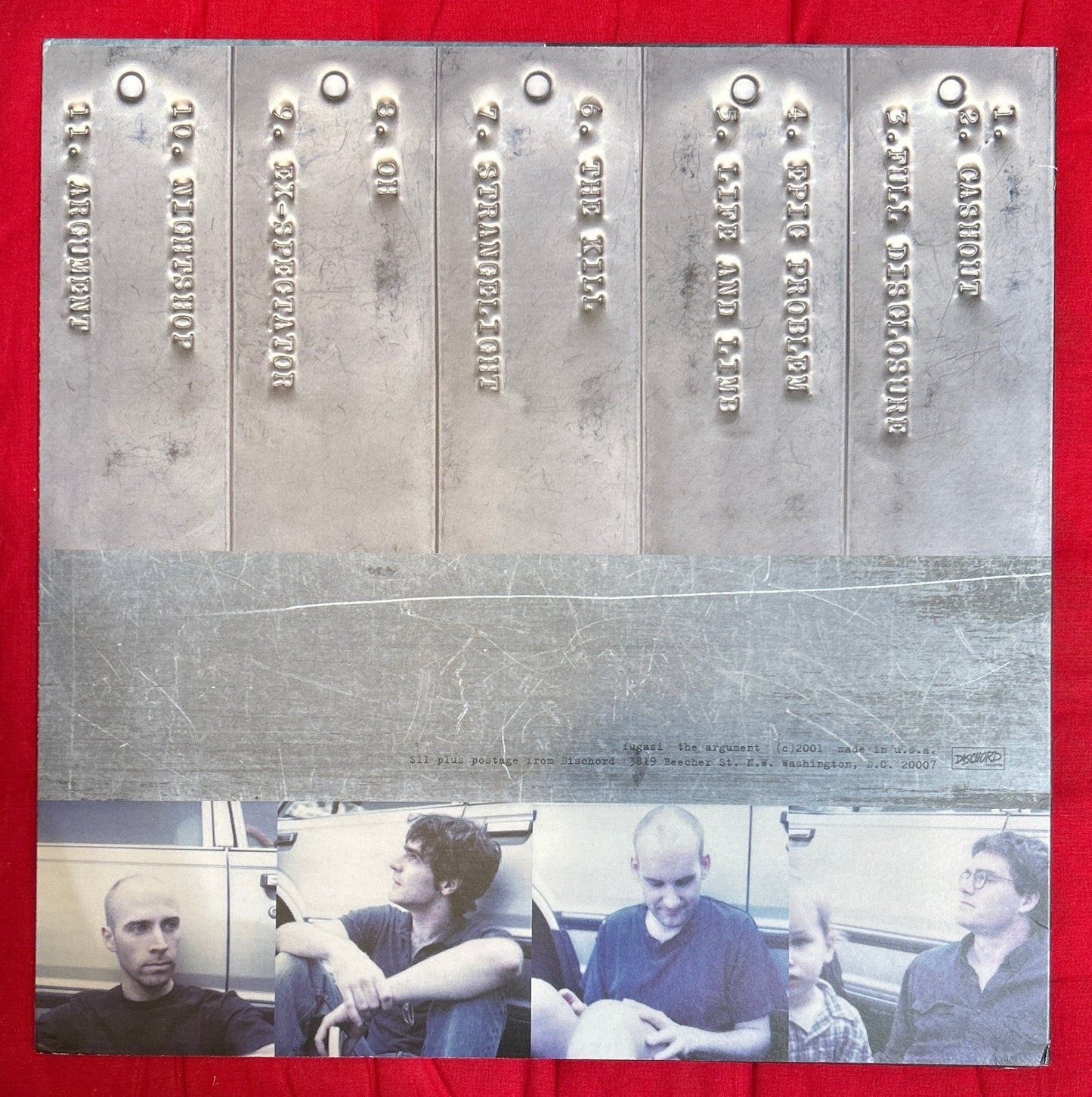 LP Fugazi - The argument 2ª Mano - DISCOS NAKASHA