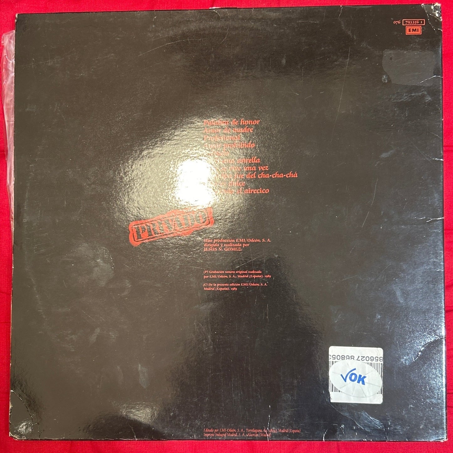 LP Gabinete Caligari ‎– Privado 2ª mano - DISCOS NAKASHA