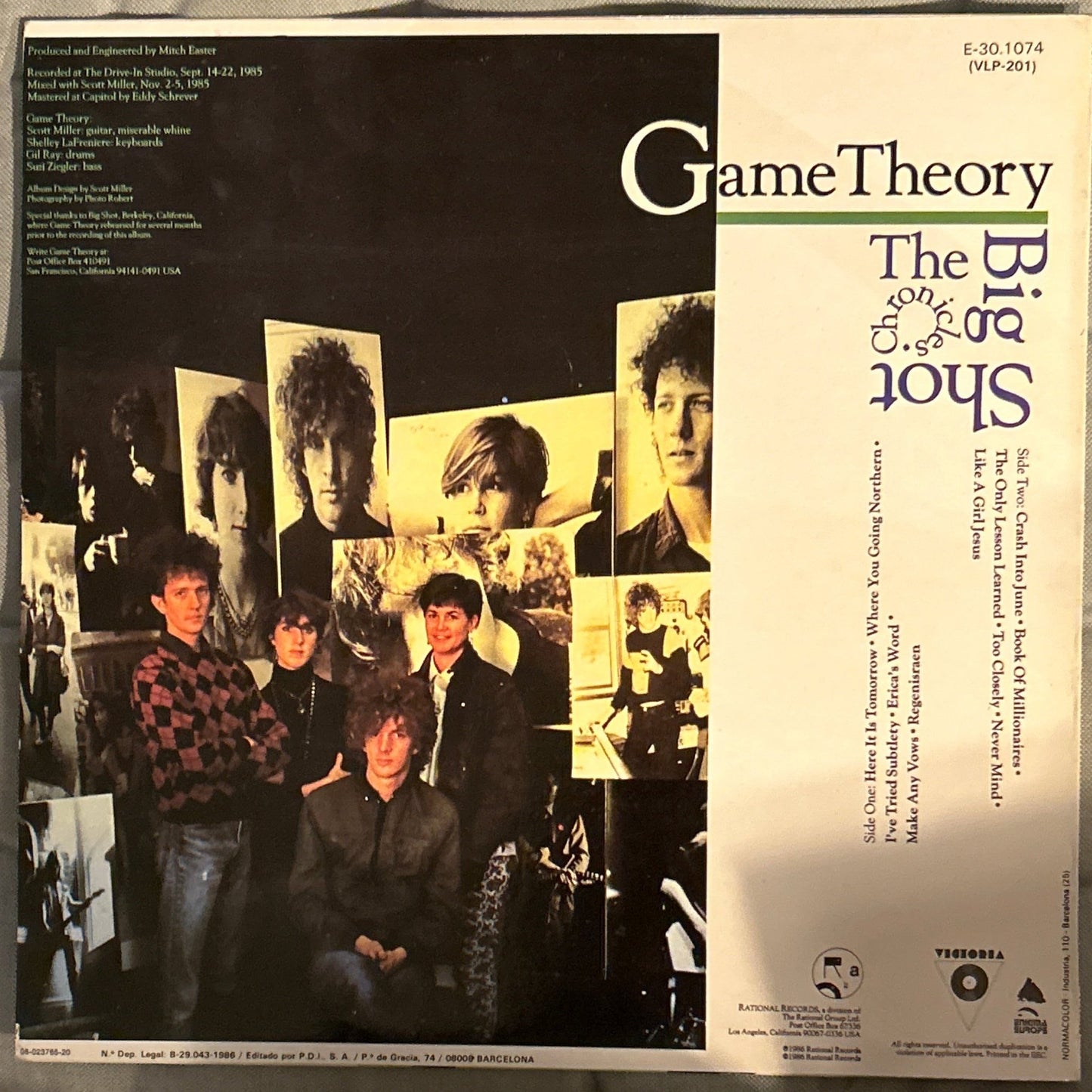 LP Game Theory ‎– The Big Shot Chronicles 2ª mano - DISCOS NAKASHA