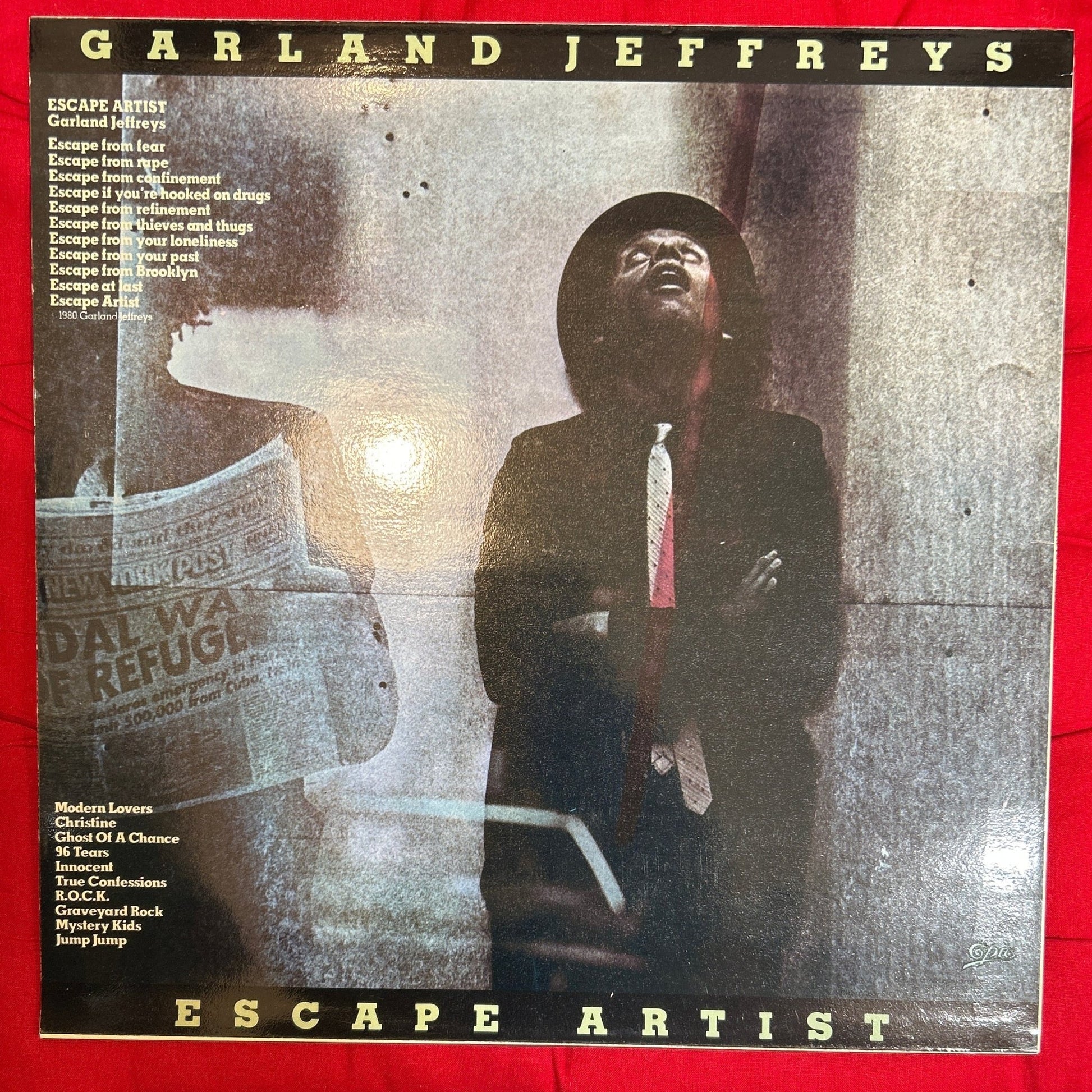 LP Garland Jeffreys ‎– Escape Artist 2ª Mano - DISCOS NAKASHA