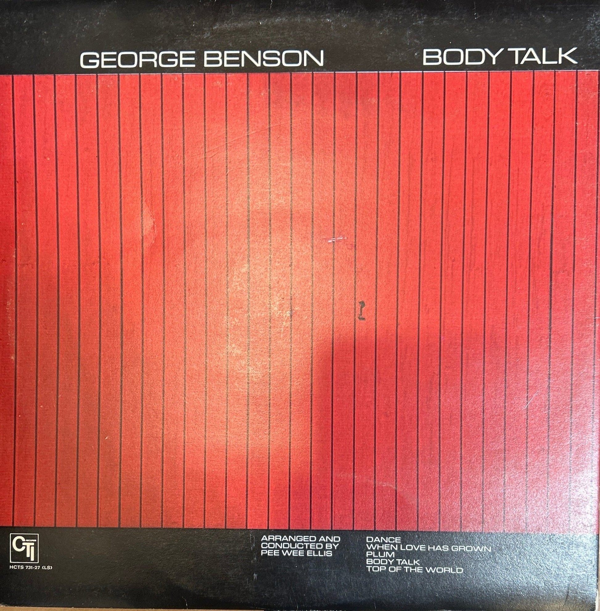 LP George Benson ‎– Body Talk 2ª Mano - DISCOS NAKASHA