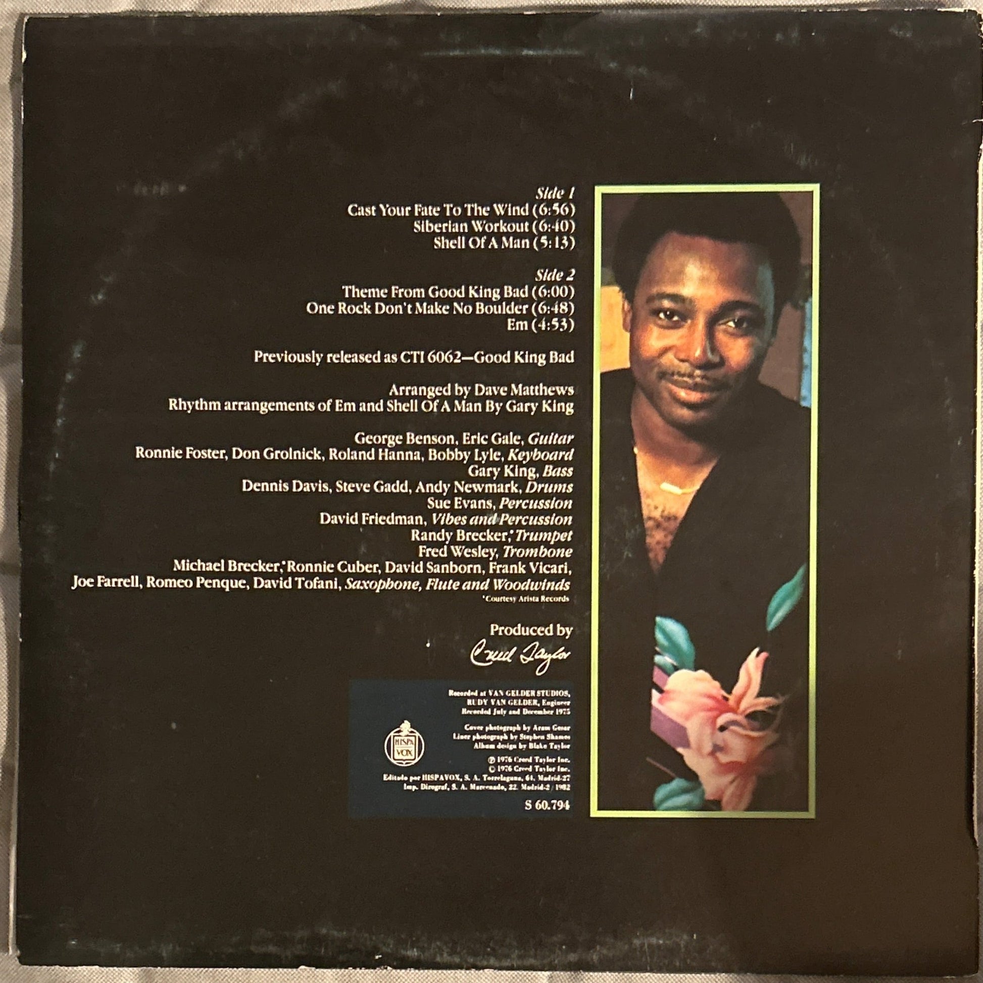 LP George Benson ‎– Cast Your Fate To The Wind 2ª Mano - DISCOS NAKASHA
