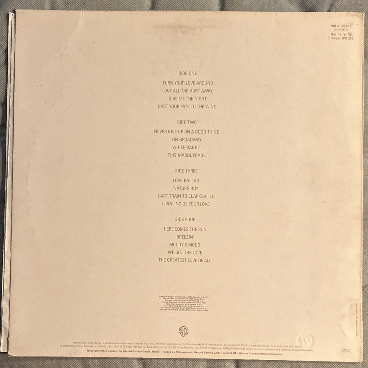 LP George Benson ‎– The George Benson Collection 2ª Mano - DISCOS NAKASHA
