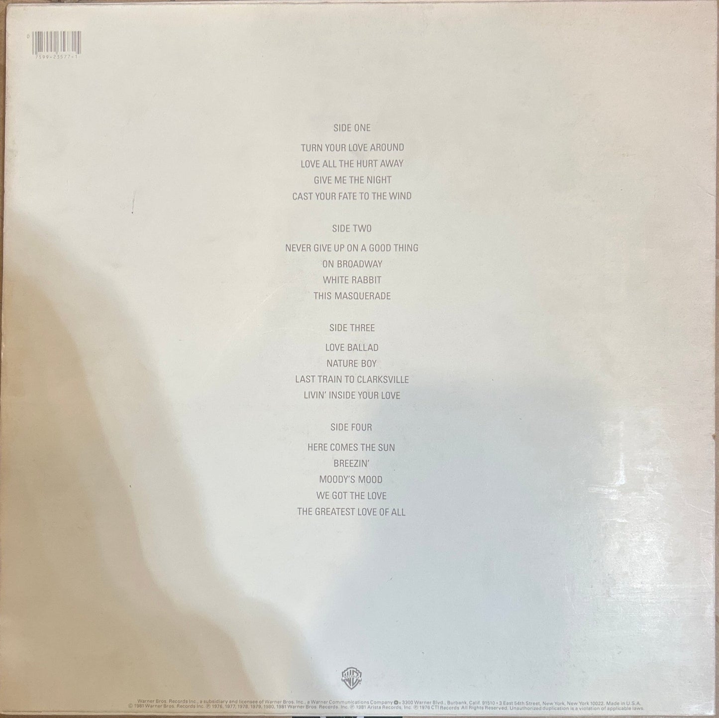 LP George Benson ‎– The George Benson Collection 2ª Mano - DISCOS NAKASHA