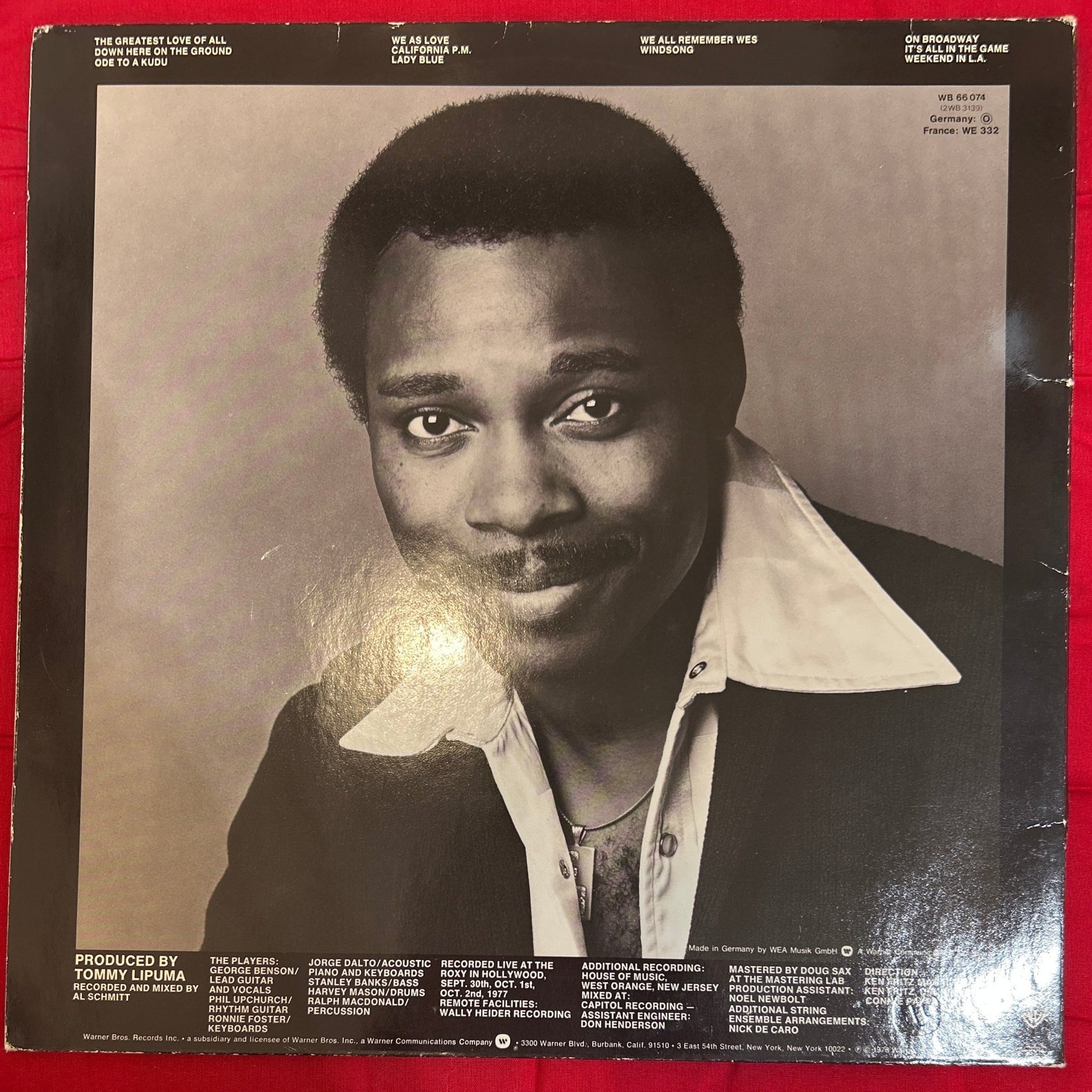 LP George Benson ‎– Weekend In L.A. 2ª Mano - DISCOS NAKASHA