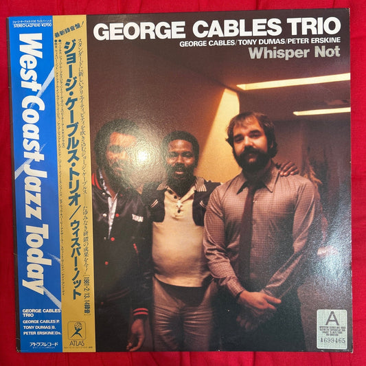 LP George Cables Trio ‎– Whisper Not Ed. Japonesa 2ª Mano - DISCOS NAKASHA