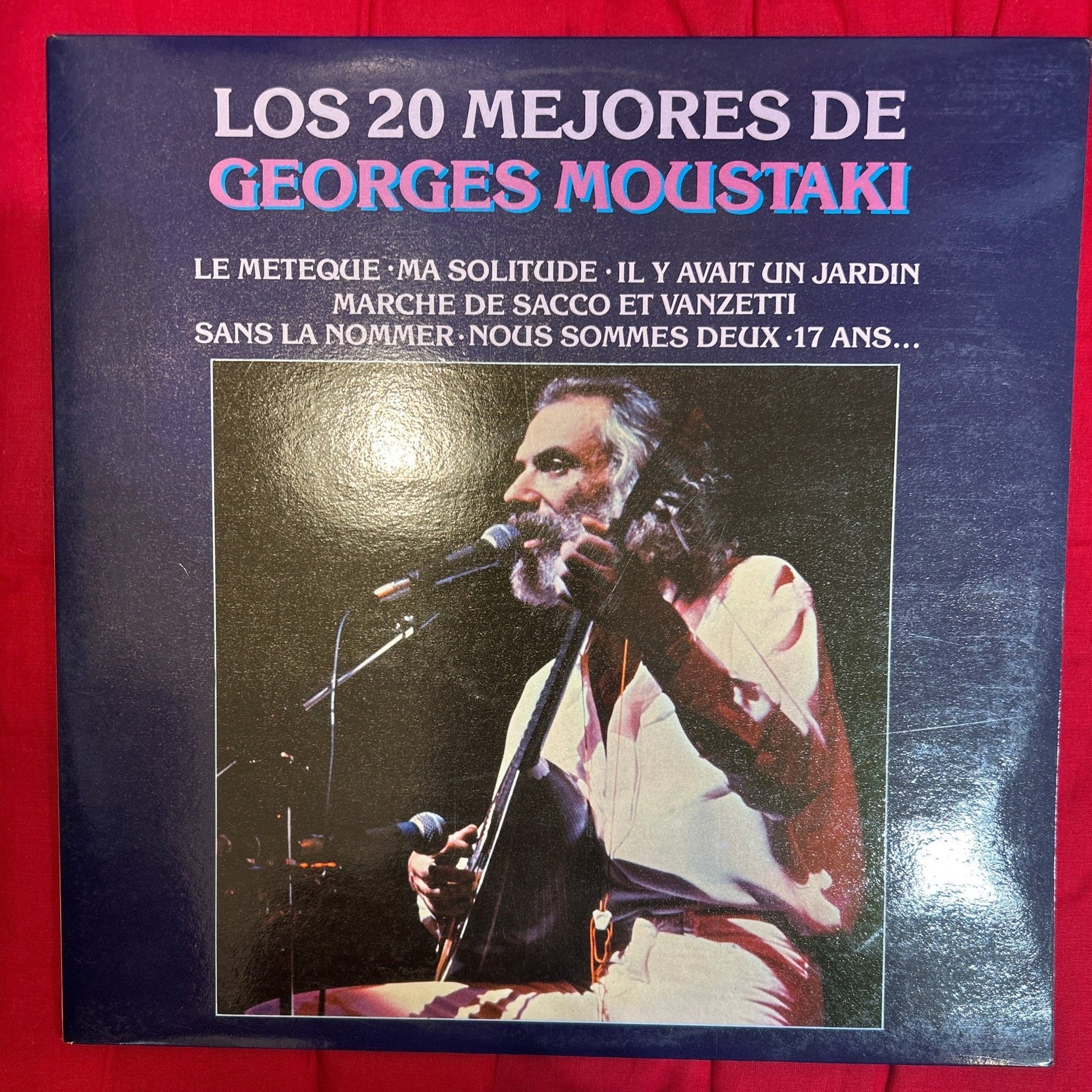 LP Georges Moustaki ‎– Los 20 Mejores De Georges Moustaki 2ª Mano (Producto exclusivo recogida en tienda) - DISCOS NAKASHA