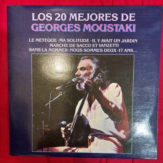 LP Georges Moustaki ‎– Los 20 Mejores De Georges Moustaki 2ª Mano (Producto exclusivo recogida en tienda) - DISCOS NAKASHA