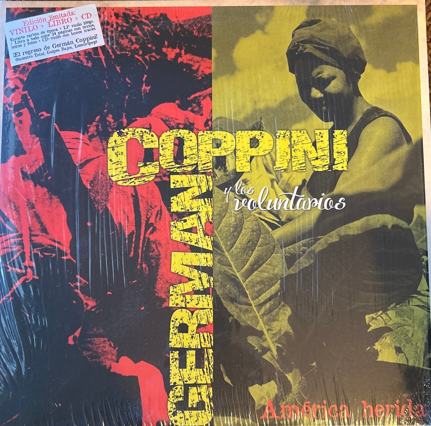 LP Germán Coppini Y Los Voluntarios – América Herida Nuevo precintado - DISCOS NAKASHA