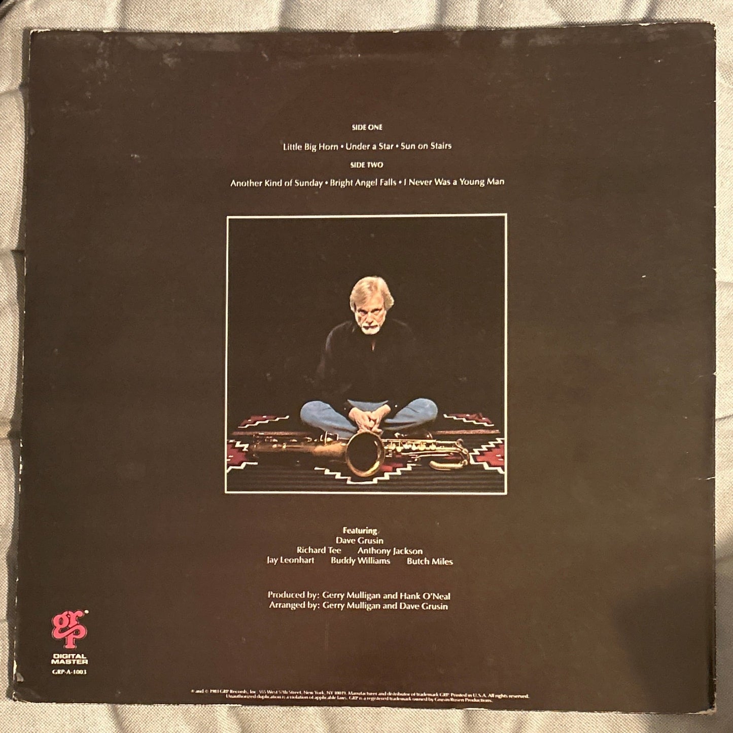 LP Gerry Mulligan ‎– Little Big Horn 2ª Mano - DISCOS NAKASHA