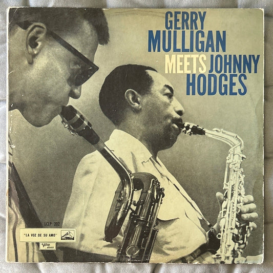 LP Gerry Mulligan Meets Johnny Hodges ‎– Gerry Mulligan Meets Johnny Hodges 2ª Mano - DISCOS NAKASHA