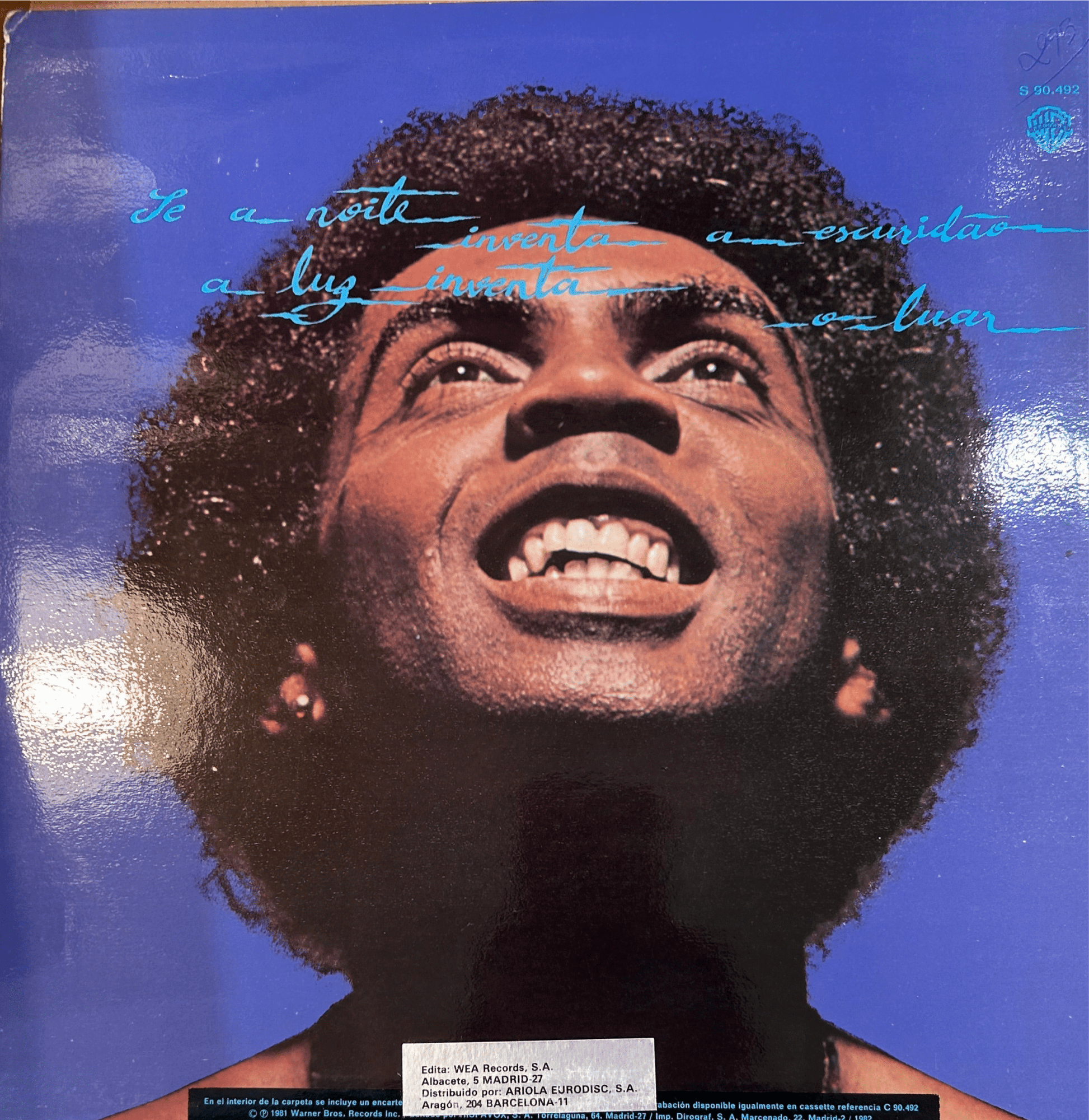LP Gilberto Gil – Luar 2ª Mano - DISCOS NAKASHA
