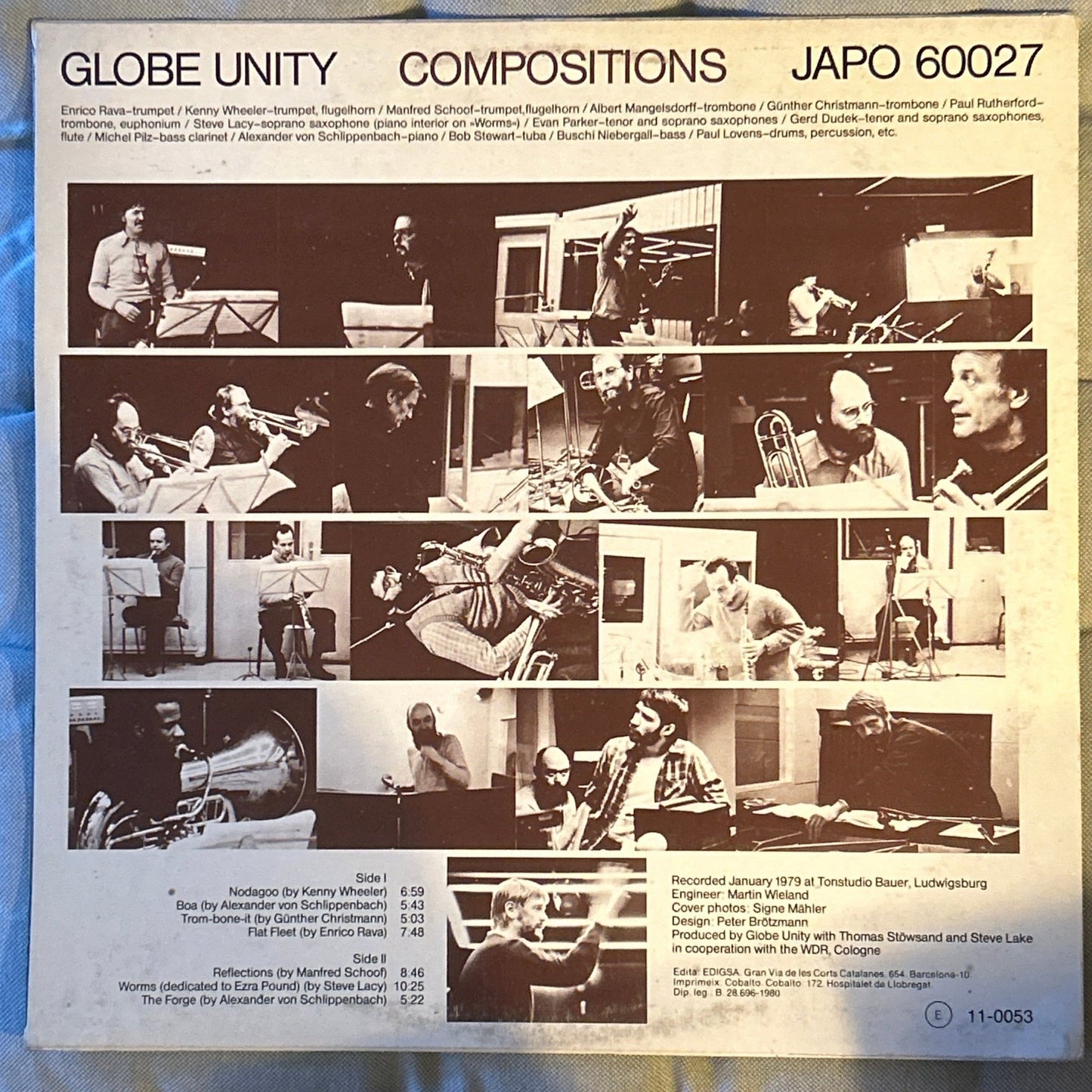 LP Globe Unity ‎– Compositions 2ª Mano - DISCOS NAKASHA