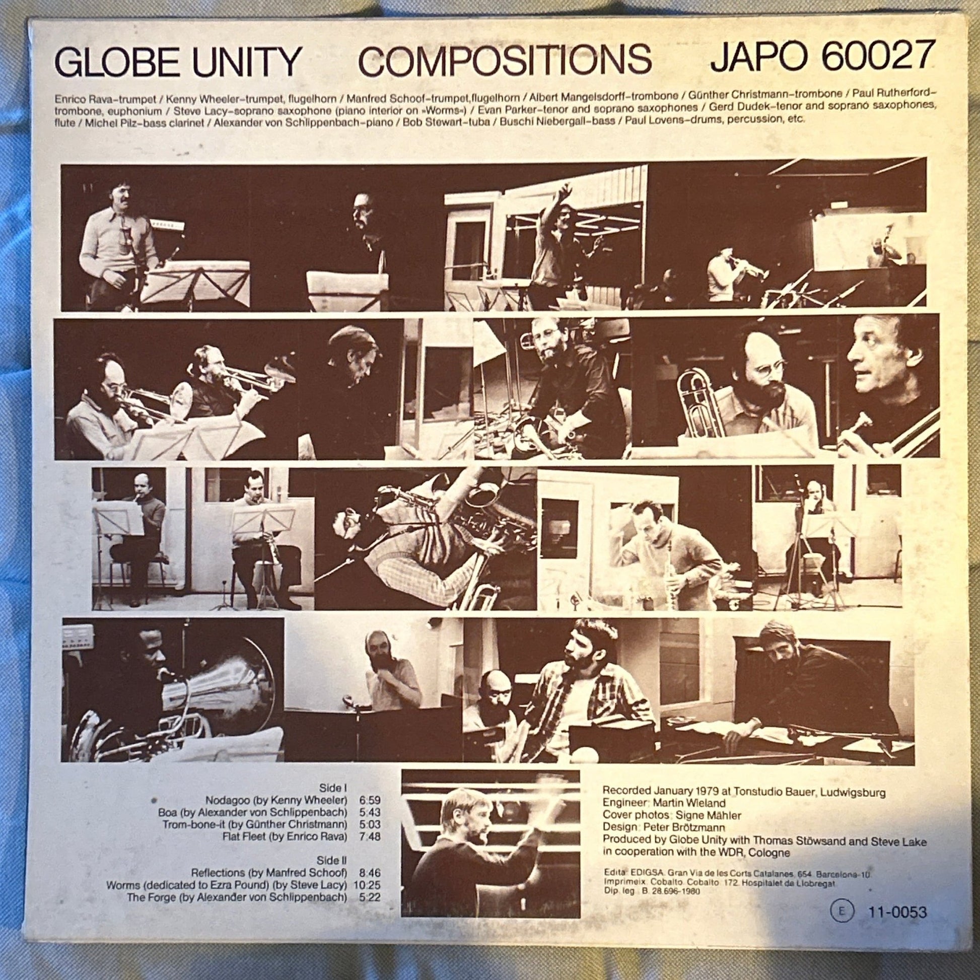 LP Globe Unity ‎– Compositions 2ª Mano - DISCOS NAKASHA