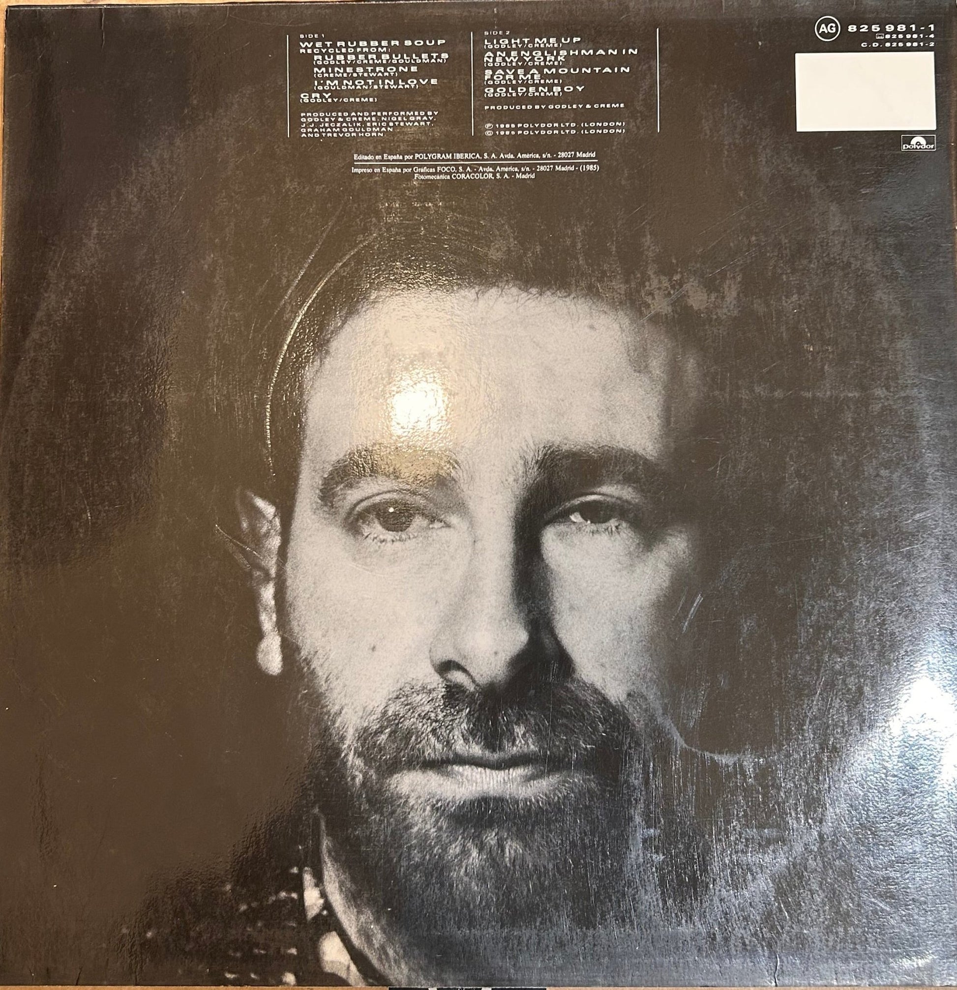 LP Godley & Creme ‎– The History Mix Volume 1 2ª Mano - DISCOS NAKASHA