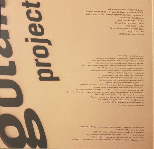 LP Gotan Project ‎– La Revancha Del Tango Nuevo precintado - DISCOS NAKASHA