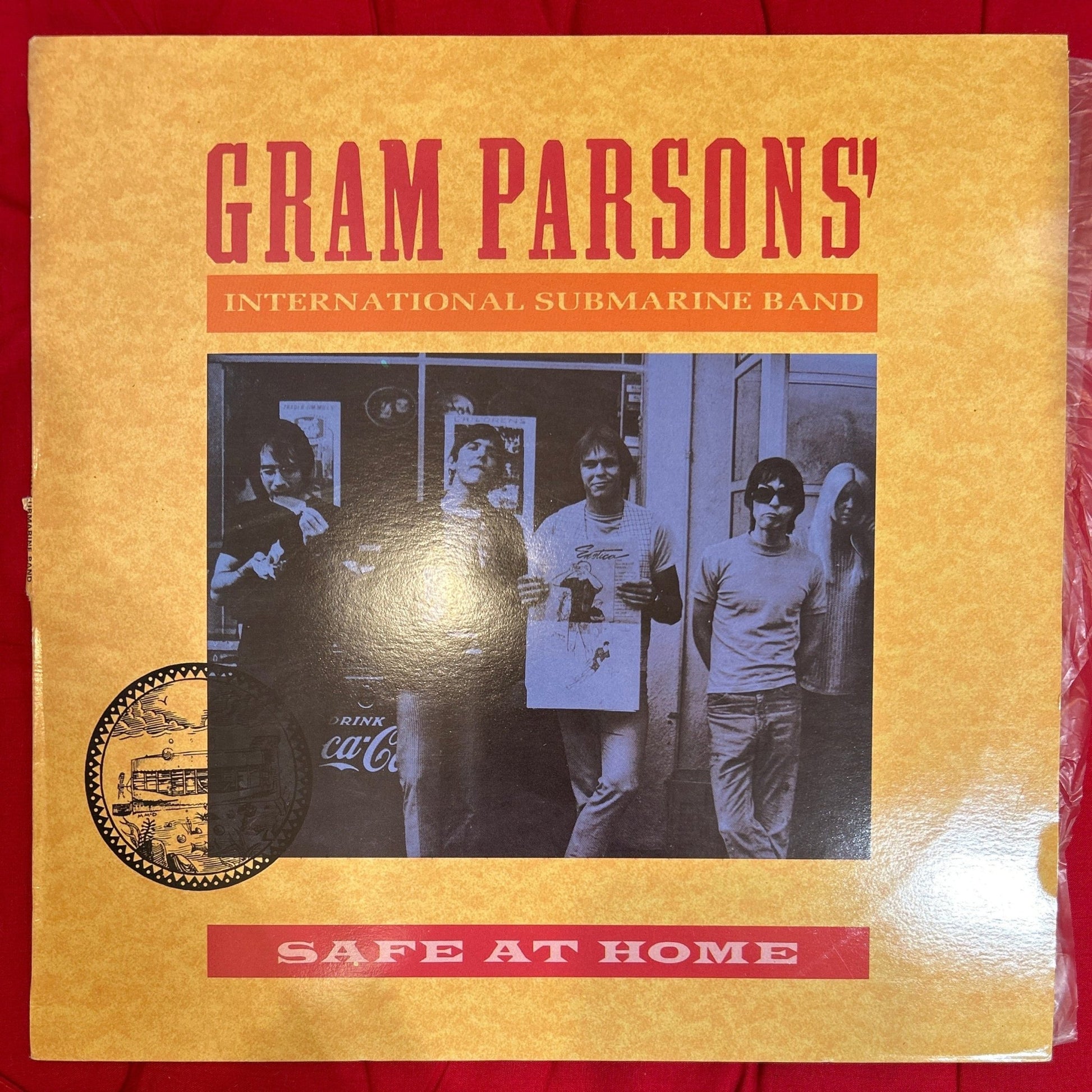 LP Gram Parsons' International Submarine Band* ‎– Safe At Home 2ª Mano - DISCOS NAKASHA