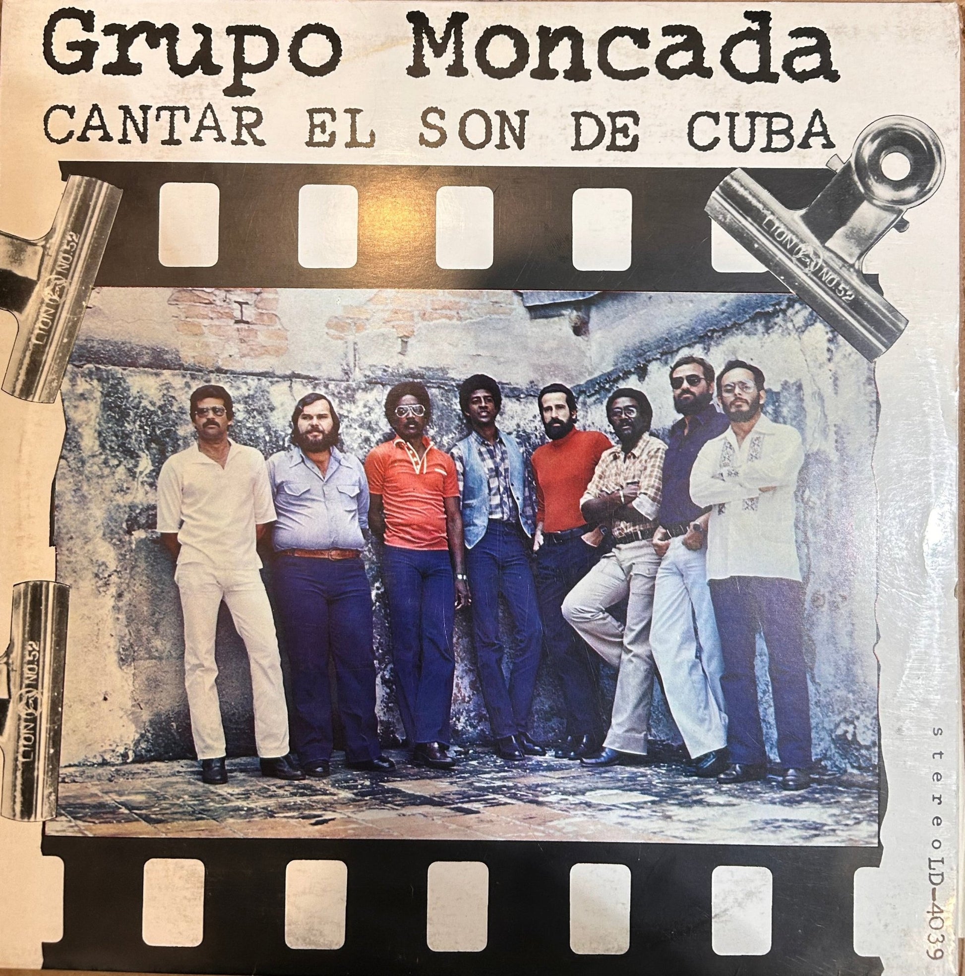 LP Grupo Moncada ‎– Cantar El Son De Cuba 2ª Mano - DISCOS NAKASHA