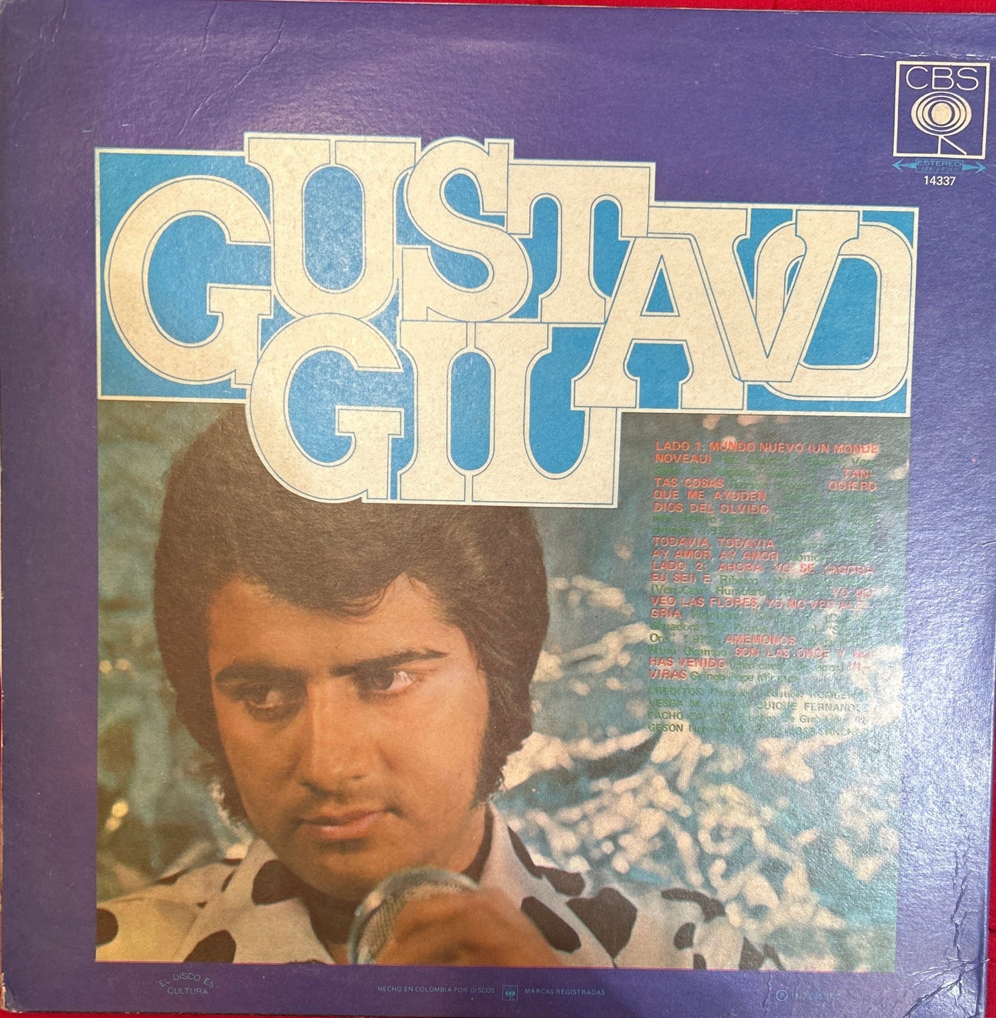 LP Gustavo Gil – Gustavo Gil Ed. Colombiana 2ª Mano - DISCOS NAKASHA
