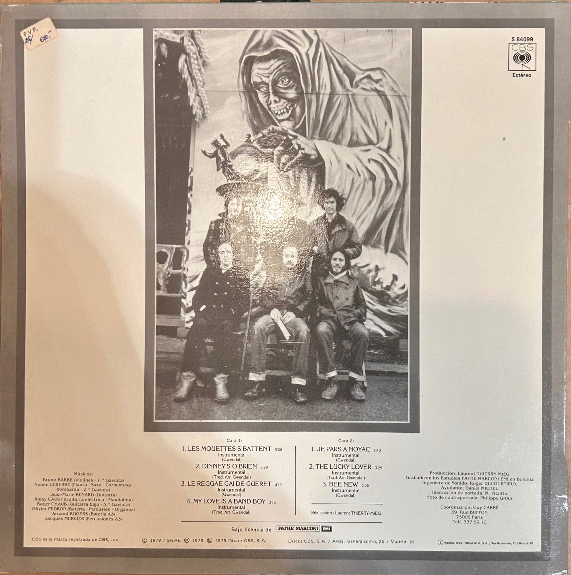 LP Gwendal – 4 2ª mano - DISCOS NAKASHA