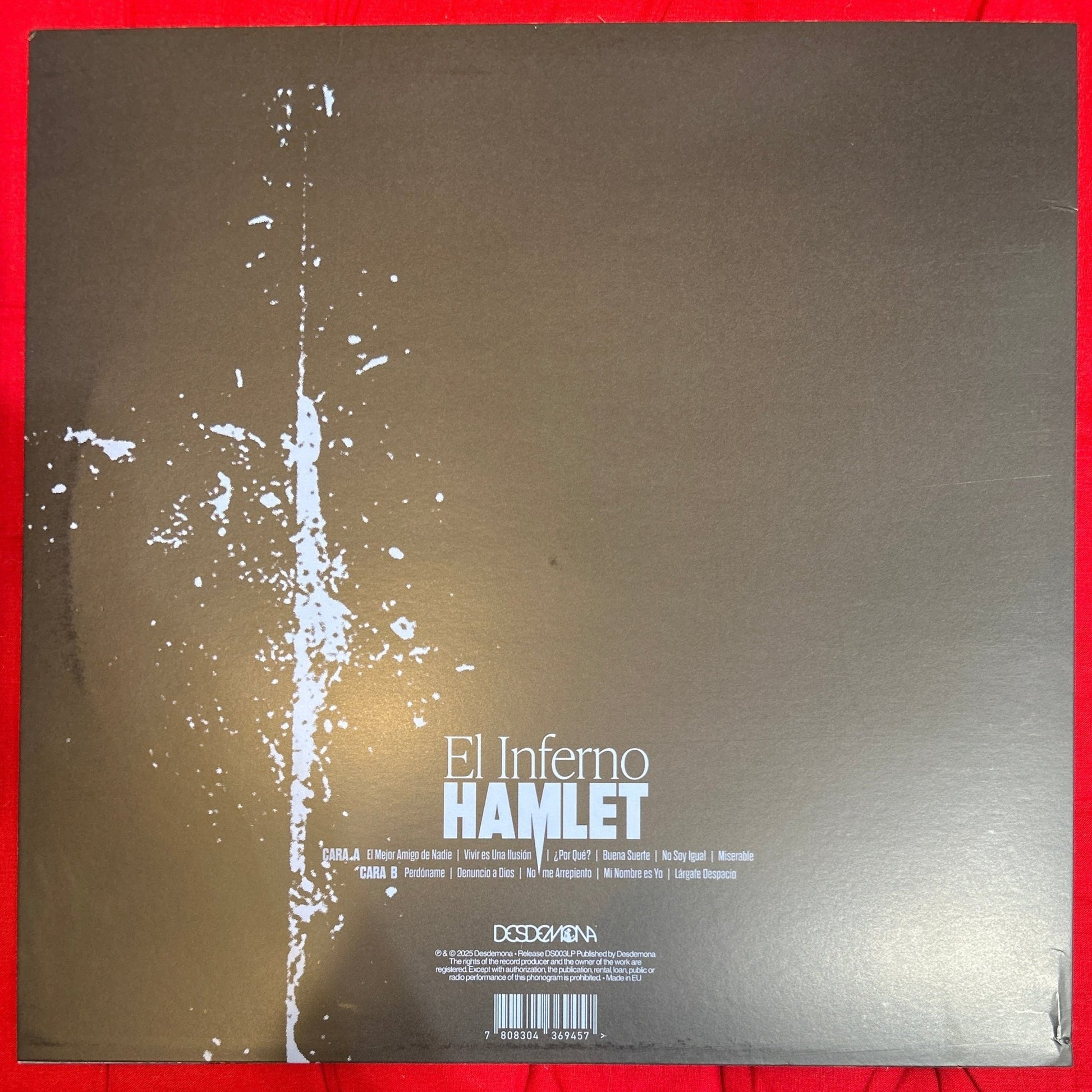 LP Hamlet– El Inferno 2ª Mano - DISCOS NAKASHA