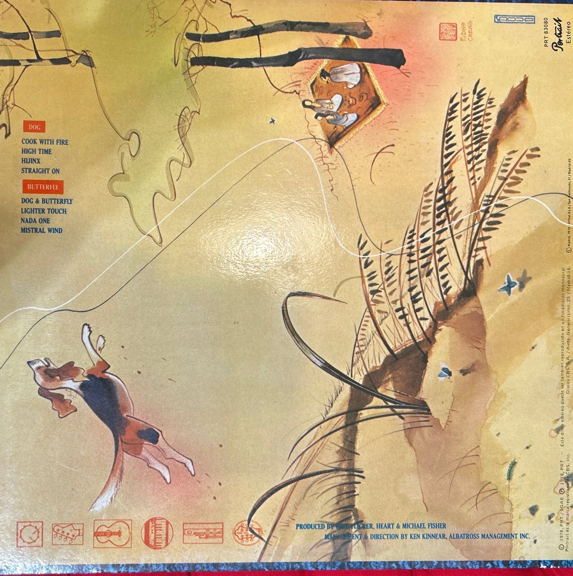 LP Heart ‎– Dog & Butterfly 2ª mano - DISCOS NAKASHA