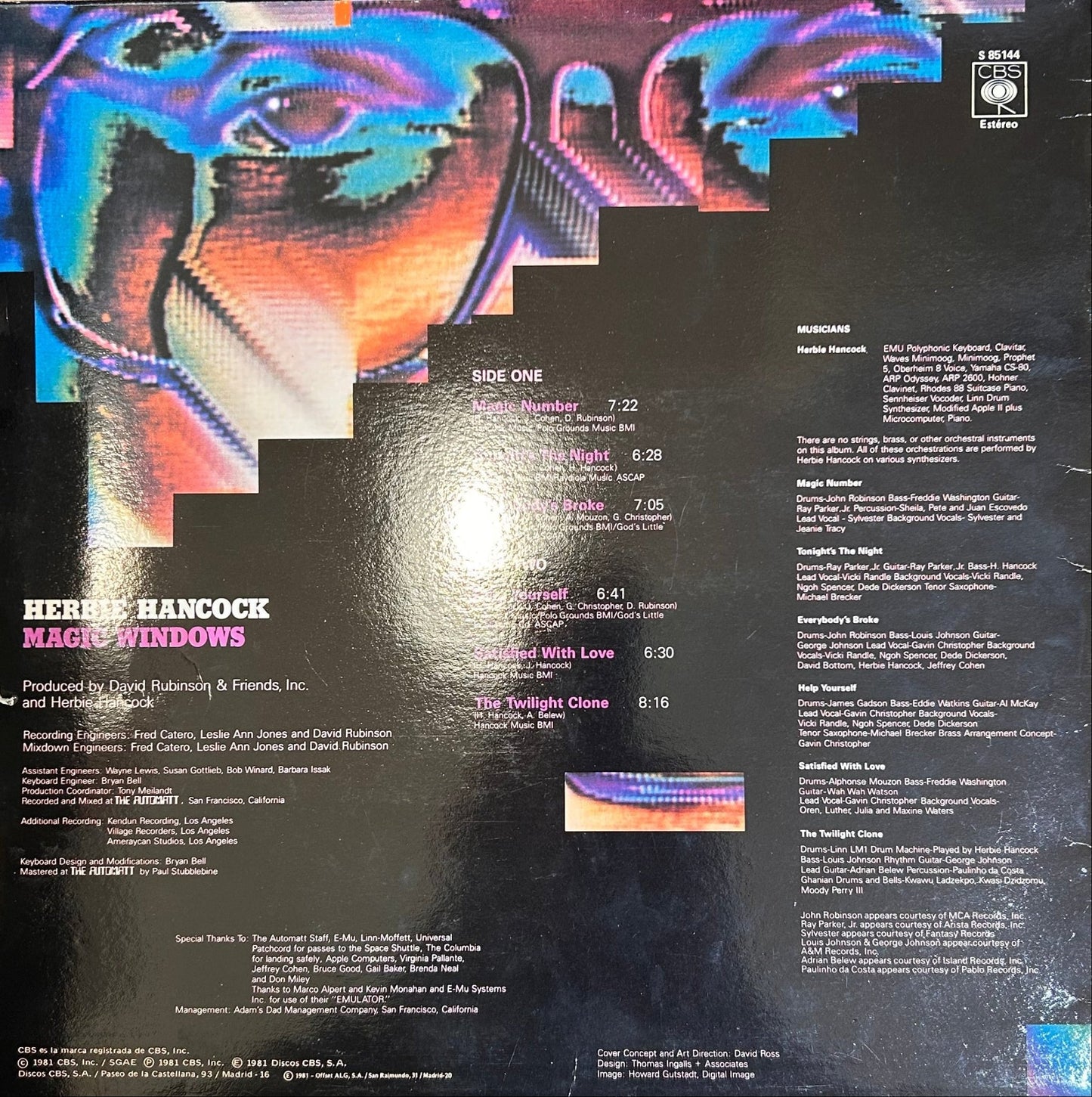 LP Herbie Hancock ‎– Magic Windows 2ª Mano - DISCOS NAKASHA
