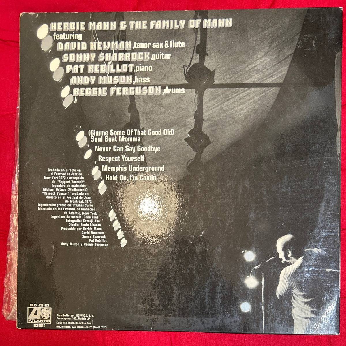 LP Herbie Mann ‎– Hold On, I'm Comin' 2ª Mano - DISCOS NAKASHA