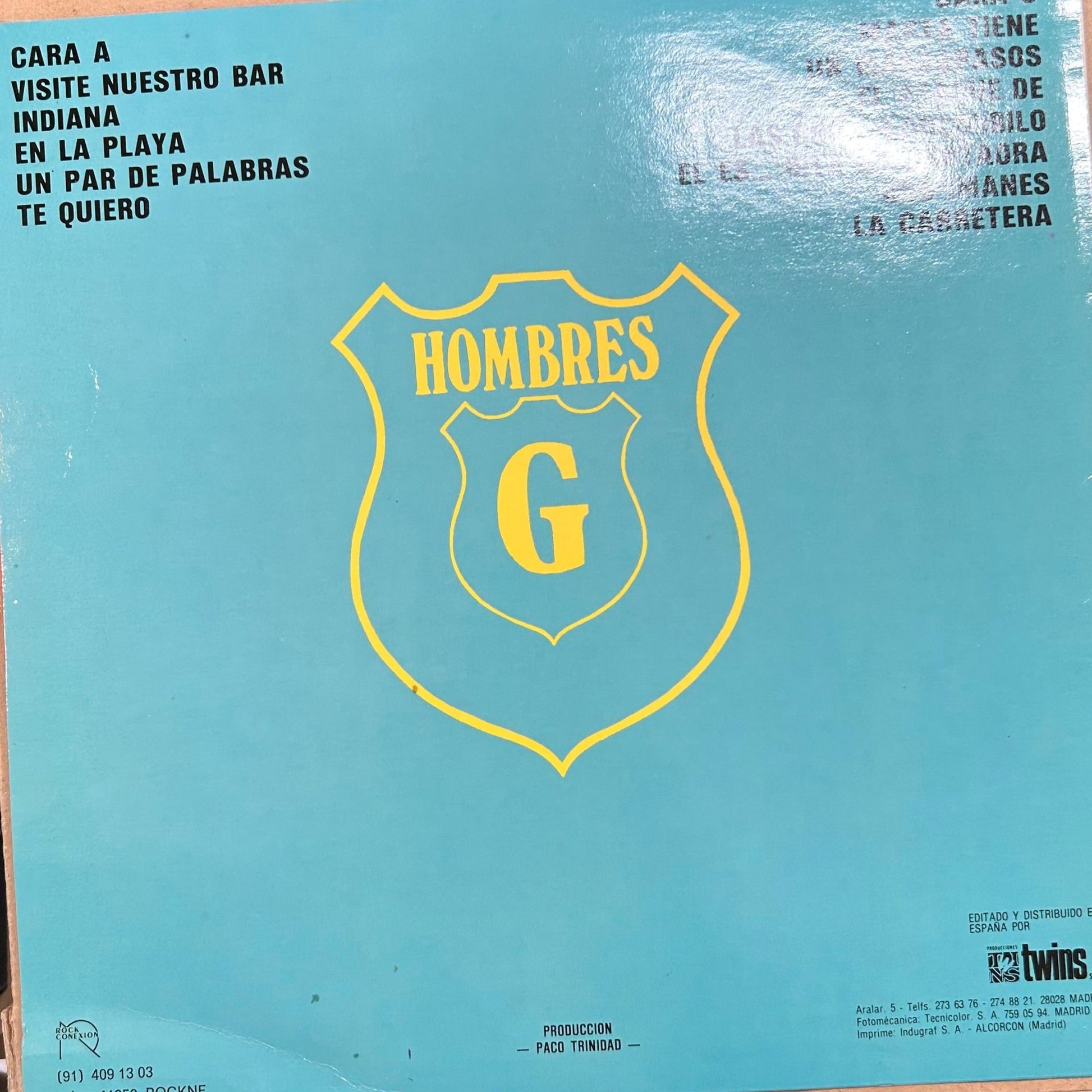 LP Hombres G – La Cagaste... Burt Lancaster 2ª mano - DISCOS NAKASHA
