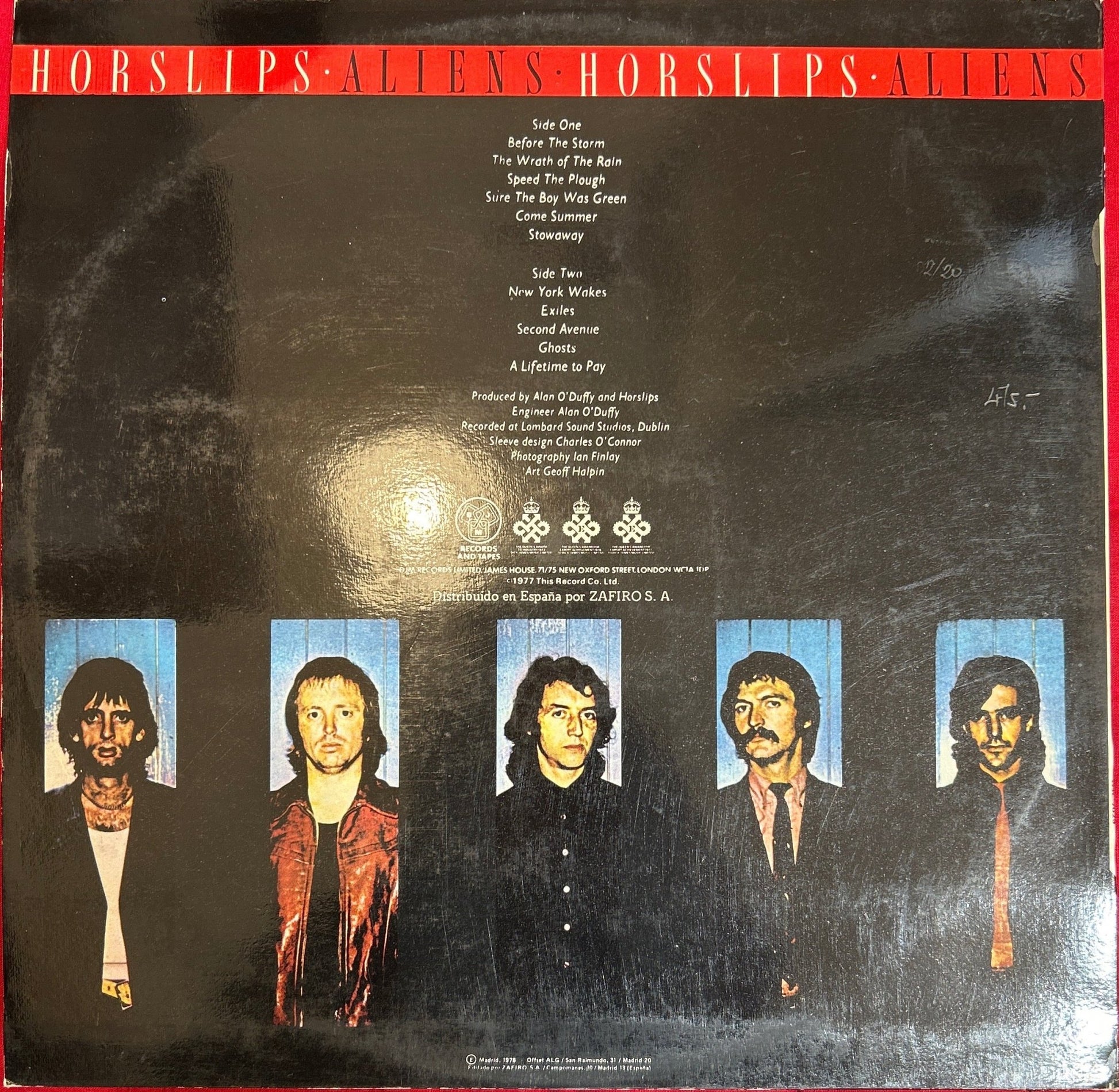 LP Horslips ‎– Aliens 2ª Mano - DISCOS NAKASHA