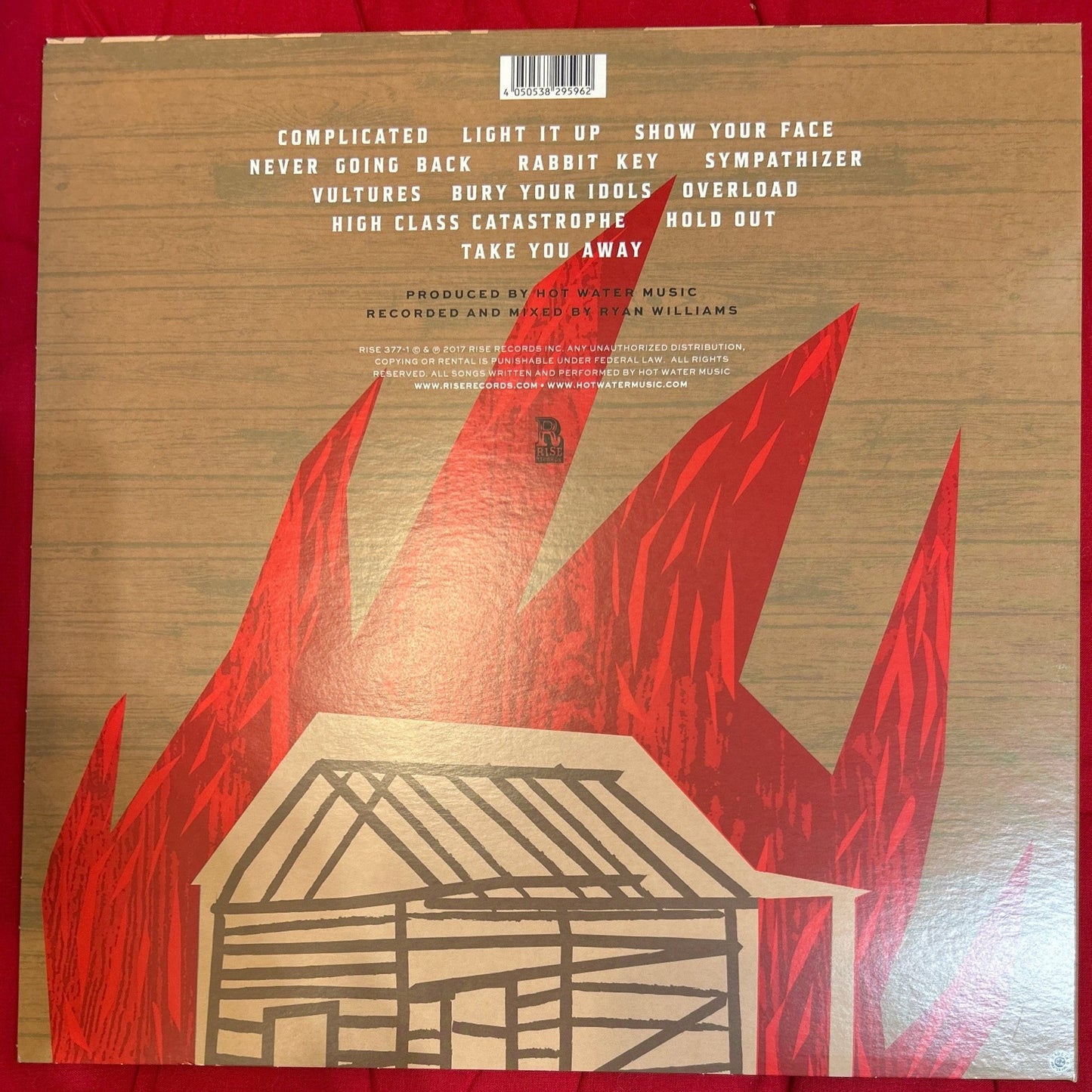 LP Hot Water Music ‎– Light It Up 2ª Mano - DISCOS NAKASHA