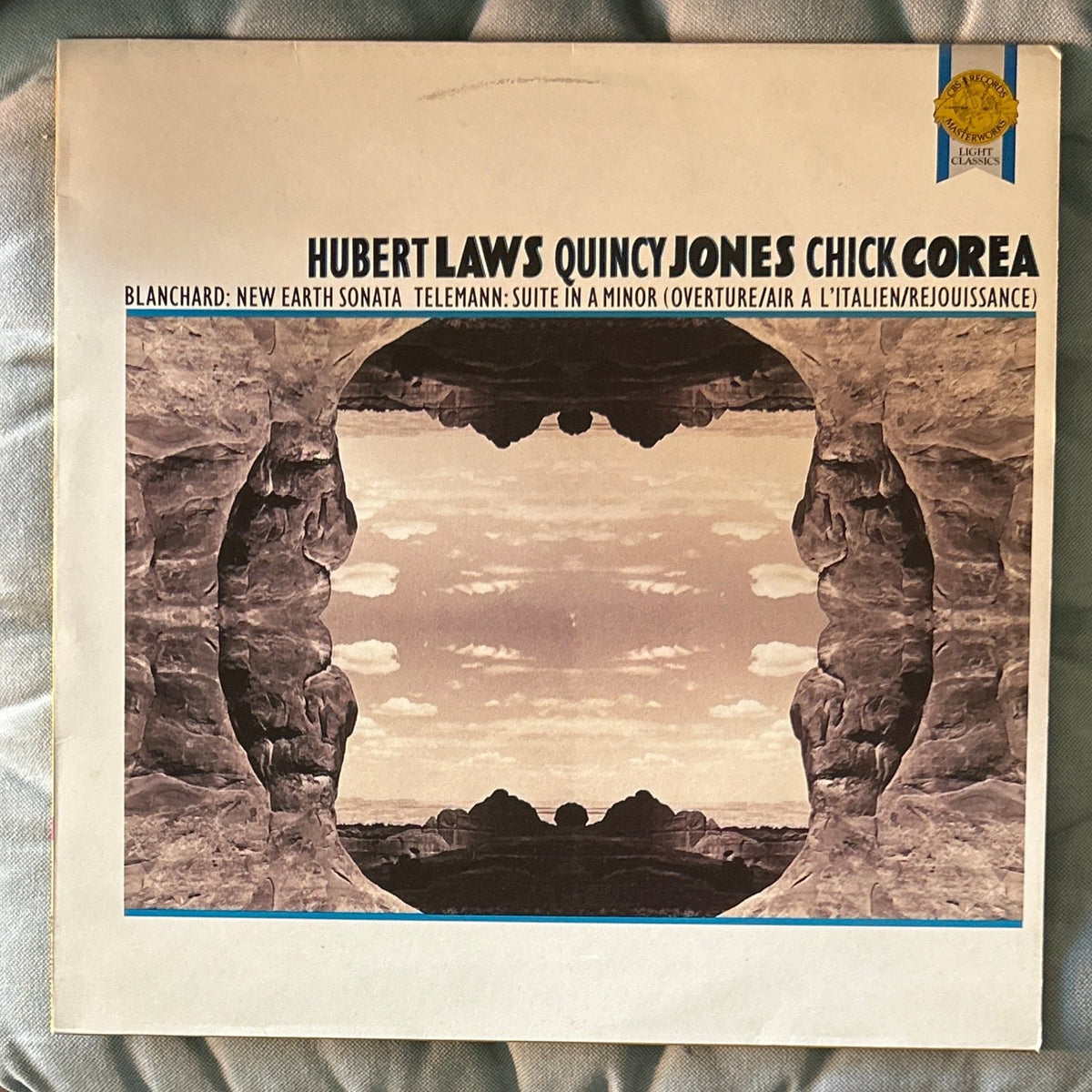 LP Hubert Laws, Quincy Jones, Chick Corea ‎– Blanchard: New Earth Sonata Telemann: Suite In A Minor (Overture/Air A L'Italien/Rejouissance) 2ª Mano - DISCOS NAKASHA