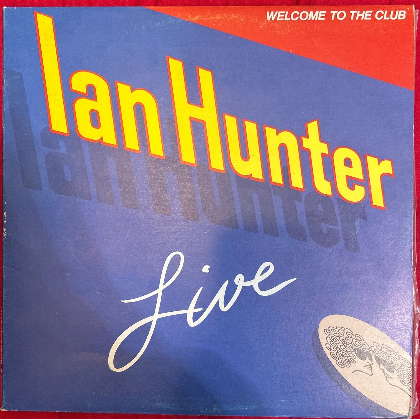 LP Ian Hunter ‎– Welcome To The Club - Live 2ª mano - DISCOS NAKASHA