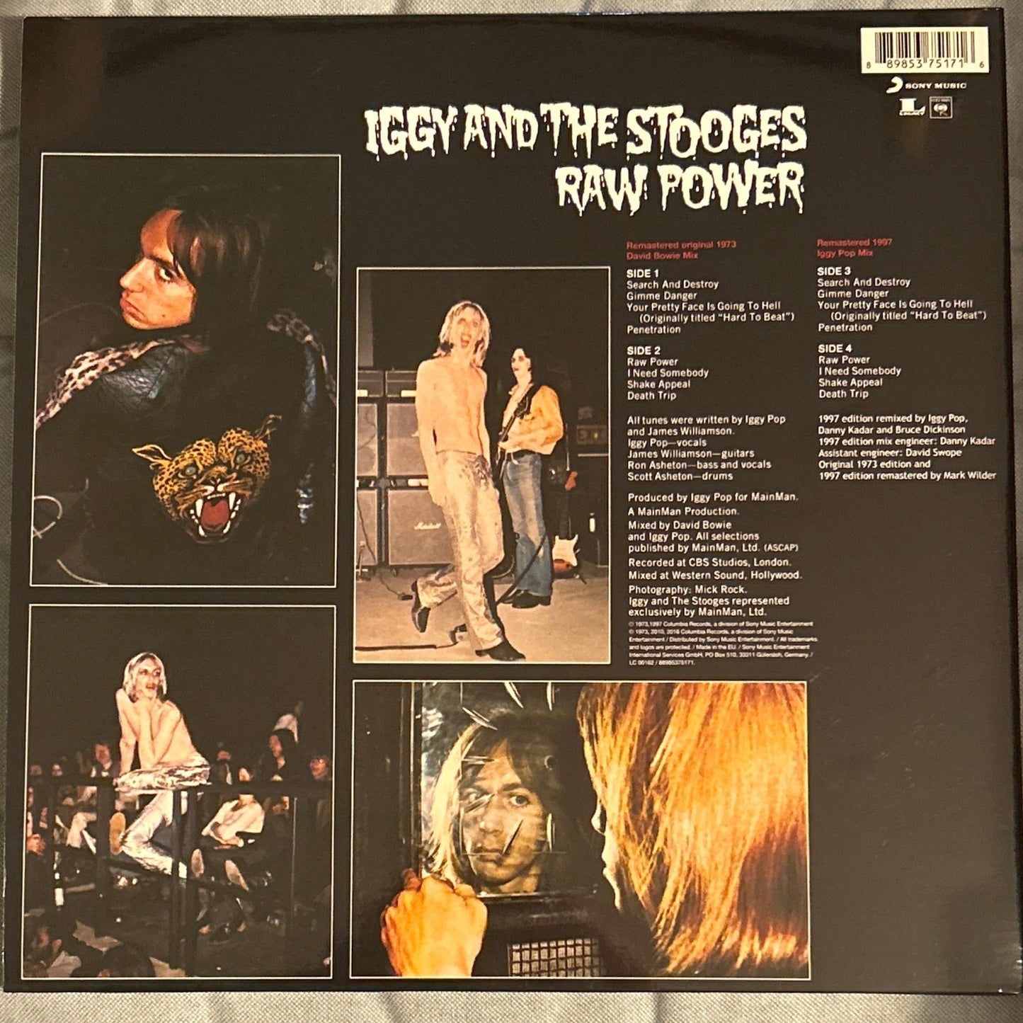 LP Iggy And The Stooges – Raw Power 2ª Mano - DISCOS NAKASHA