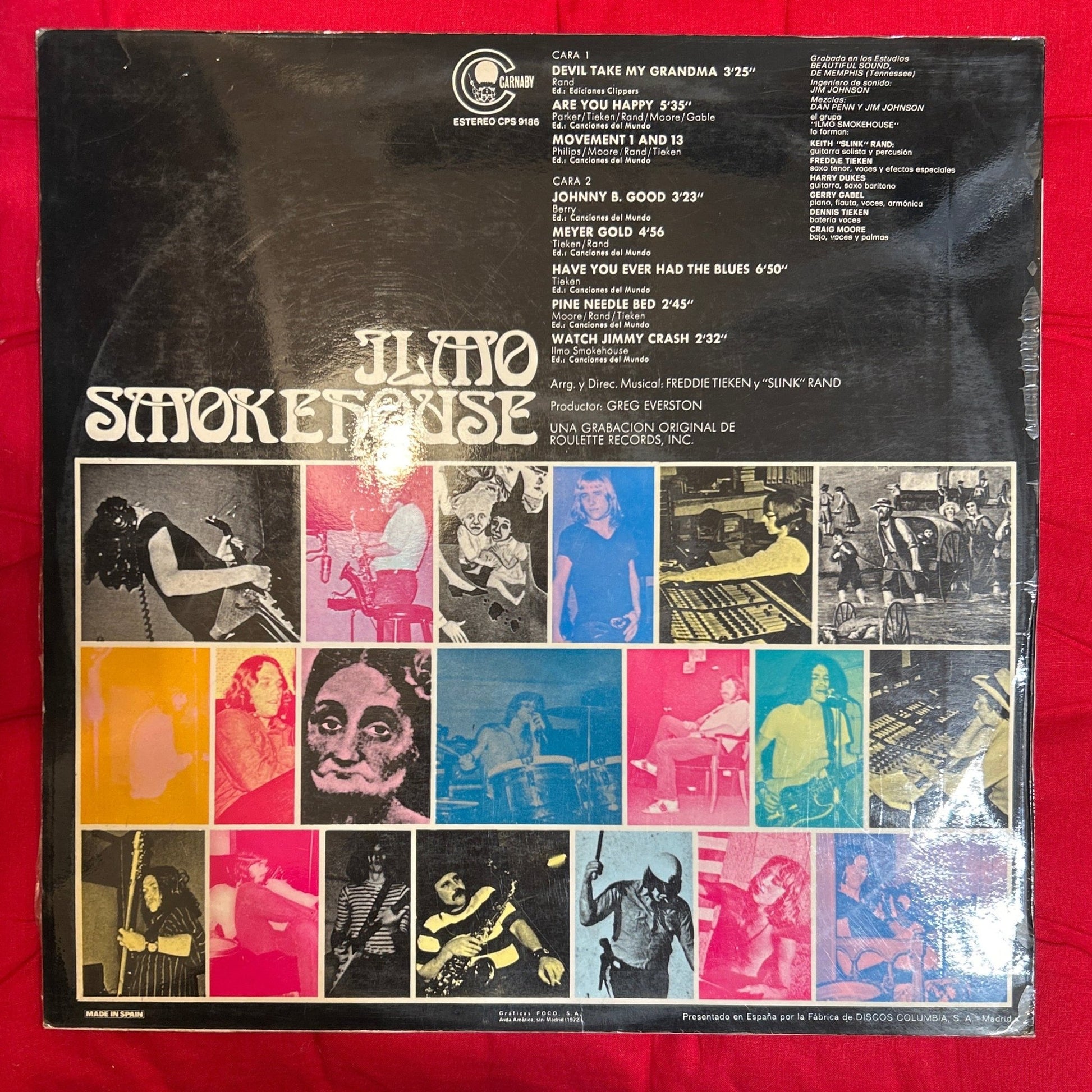 LP Ilmo Smokehouse ‎– Ilmo Smokehouse 2ª Mano - DISCOS NAKASHA