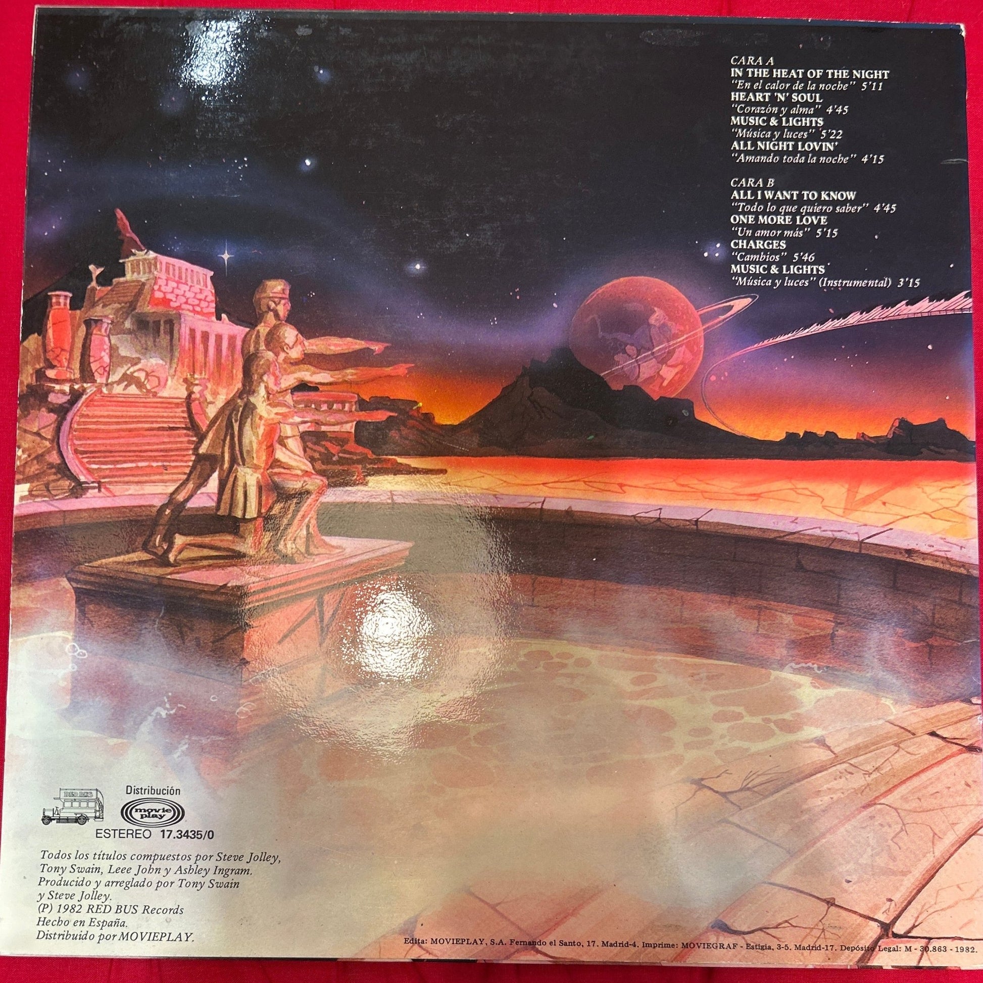 LP Imagination ‎– In The Heat Of The Night 2ª Mano (Producto exclusivo recogida en tienda) - DISCOS NAKASHA