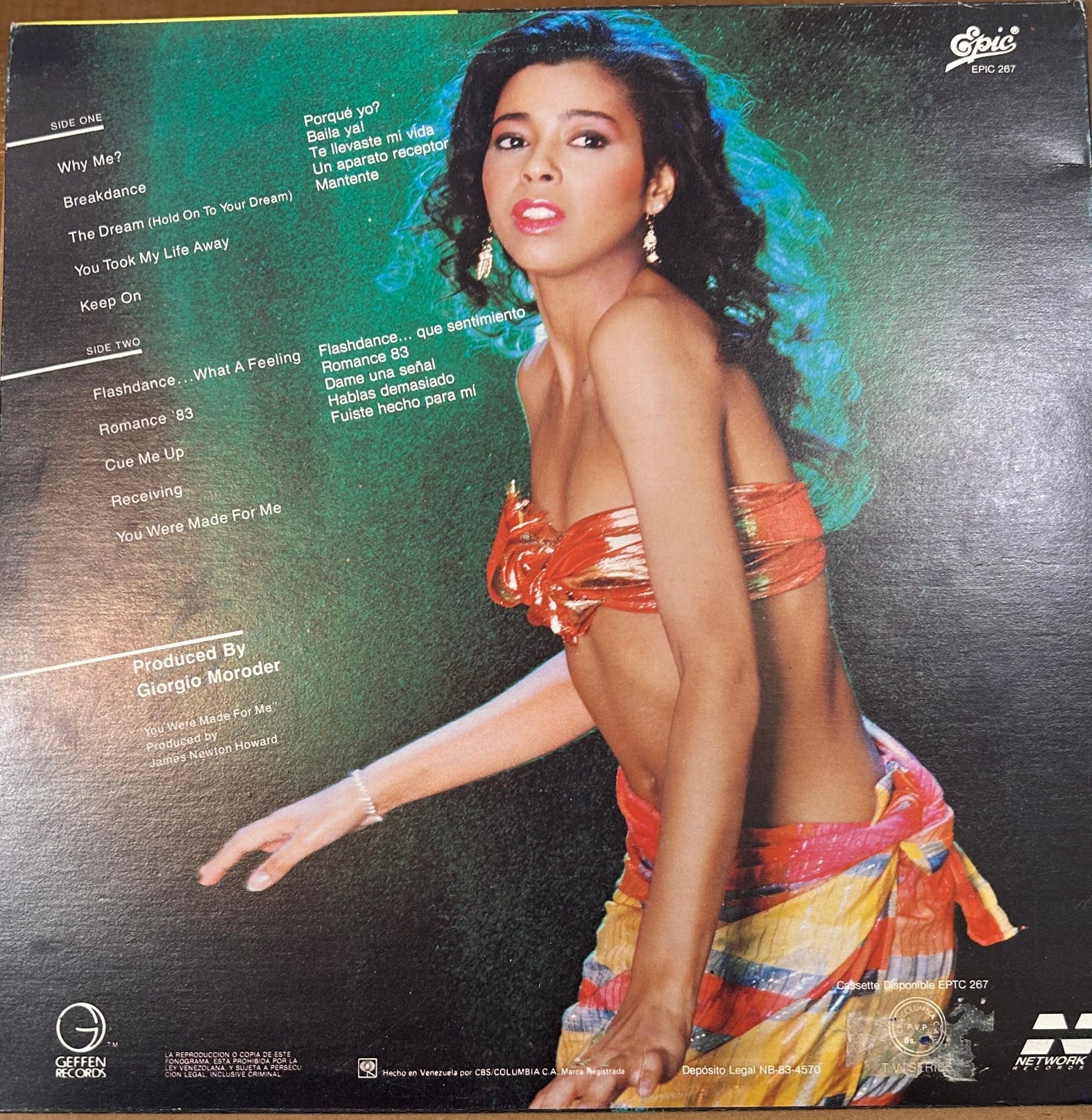 LP Irene Cara ‎– What A Feelin' 2ª Mano - DISCOS NAKASHA