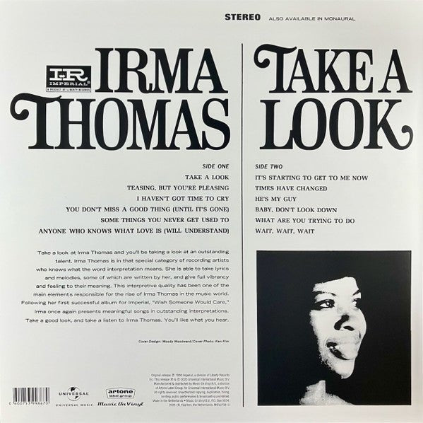 LP Irma Thomas – Take A Look Nuevo precintado - DISCOS NAKASHA