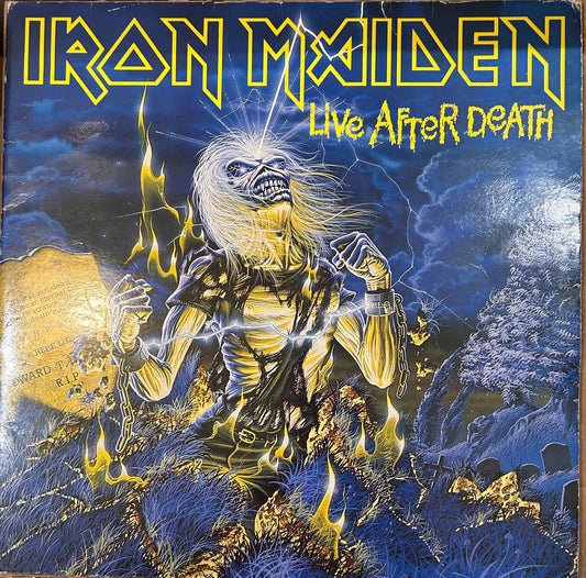 LP Iron Maiden ‎– Live After Death 2ª Mano - DISCOS NAKASHA