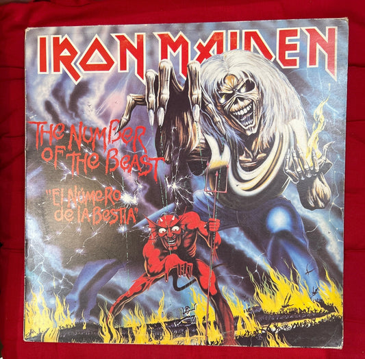LP Iron Maiden ‎– The Number Of The Beast = El Número De La Bestia 2ª Mano - DISCOS NAKASHA