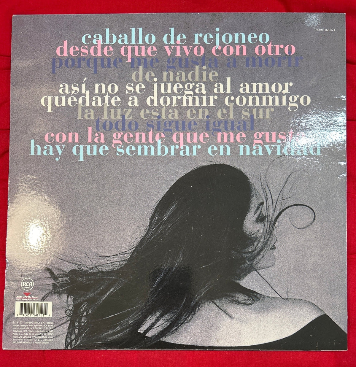 LP Isabel Pantoja ‎– De Nadie 2ª Mano - DISCOS NAKASHA