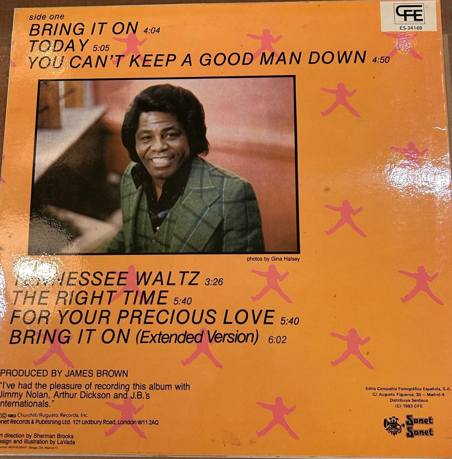 LP James Brown ‎– Bring It On! 2ª Mano - DISCOS NAKASHA