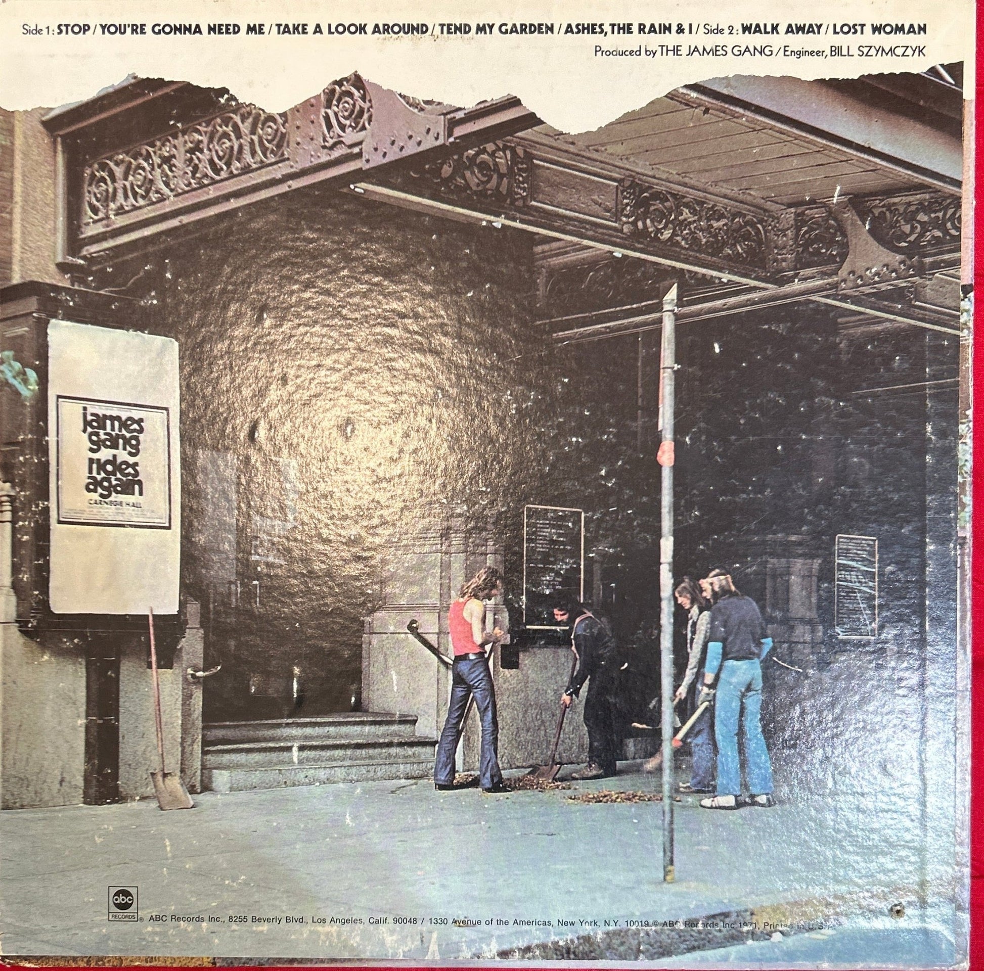 LP James Gang ‎– Live In Concert Ed. USA 2ª Mano - DISCOS NAKASHA